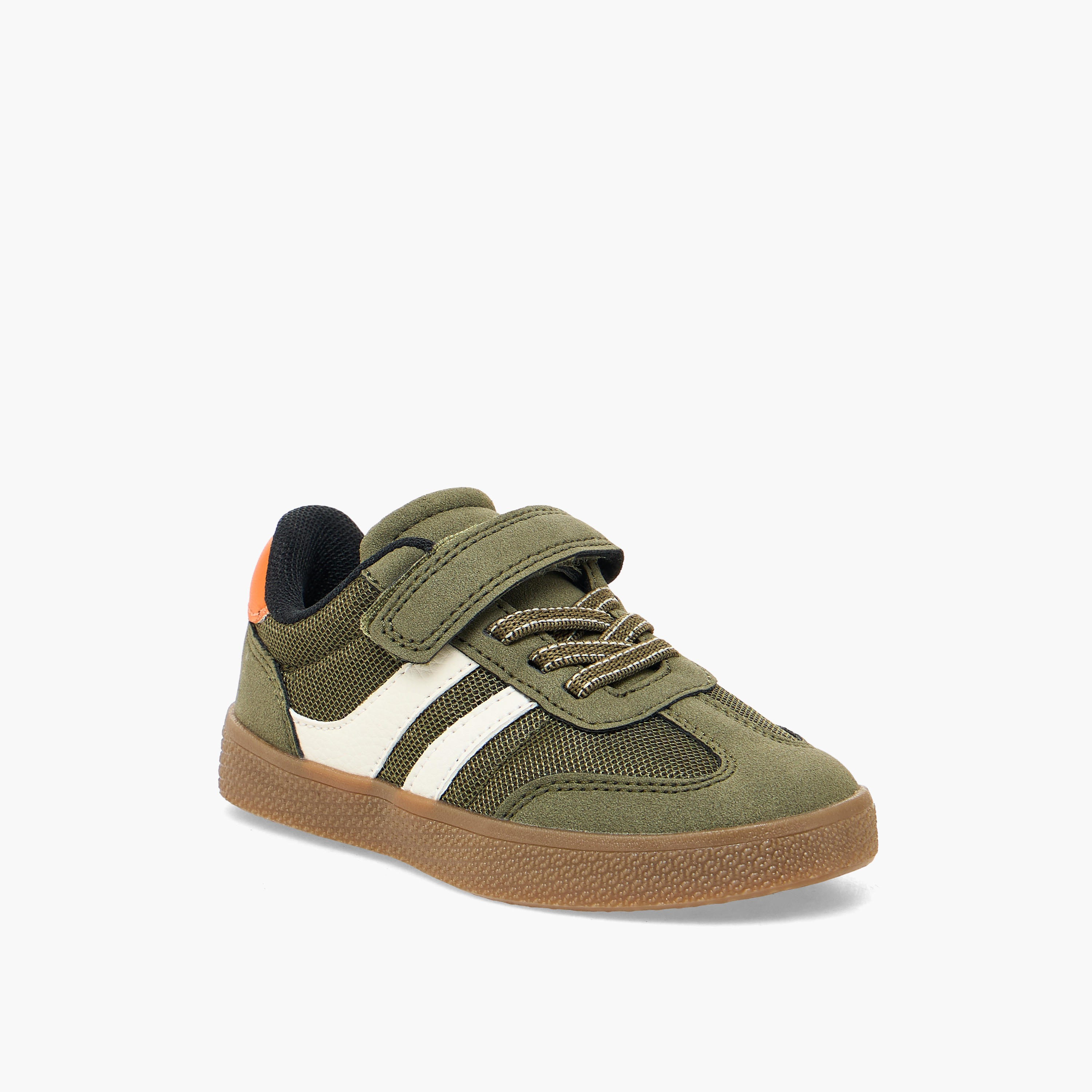 حذاء سنيكرز بشريط لاصق للأولاد من جونيورز-boys-shoes-sneakers-image-2