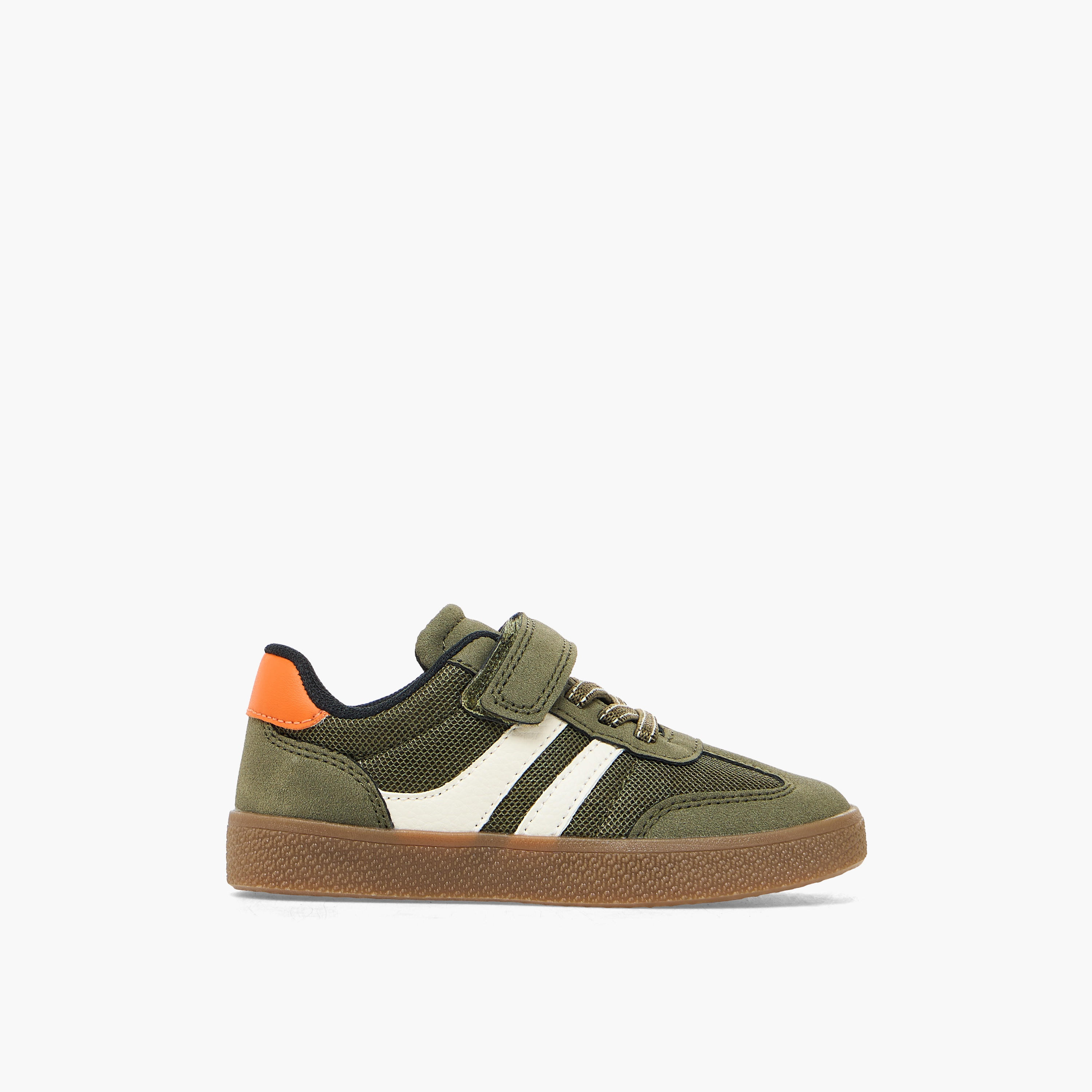 حذاء سنيكرز بشريط لاصق للأولاد من جونيورز-boys-shoes-sneakers-image-3