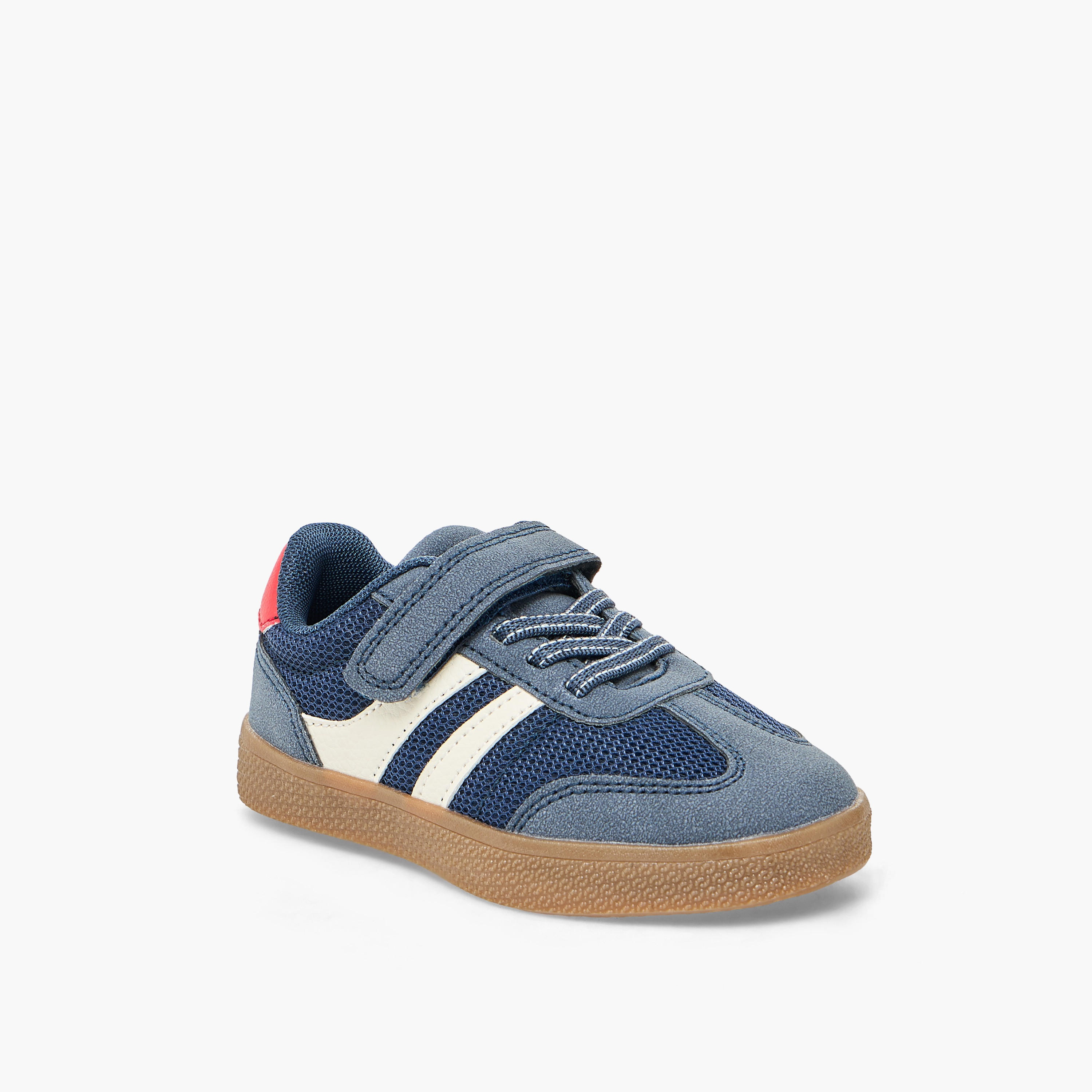 حذاء سنيكرز بشريط لاصق للأولاد من جونيورز-boys-shoes-sneakers-image-2