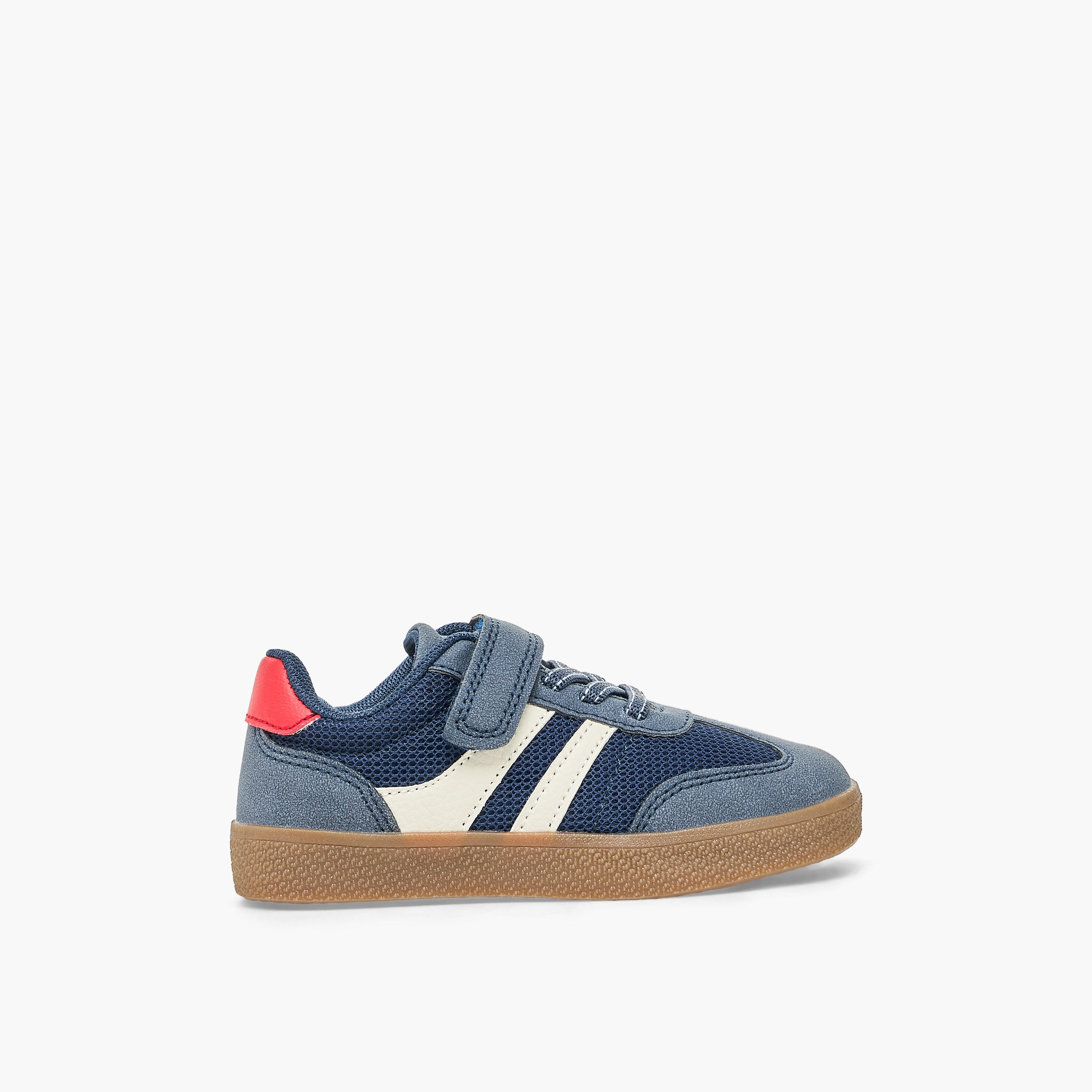 حذاء سنيكرز بشريط لاصق للأولاد من جونيورز-boys-shoes-sneakers-image-3