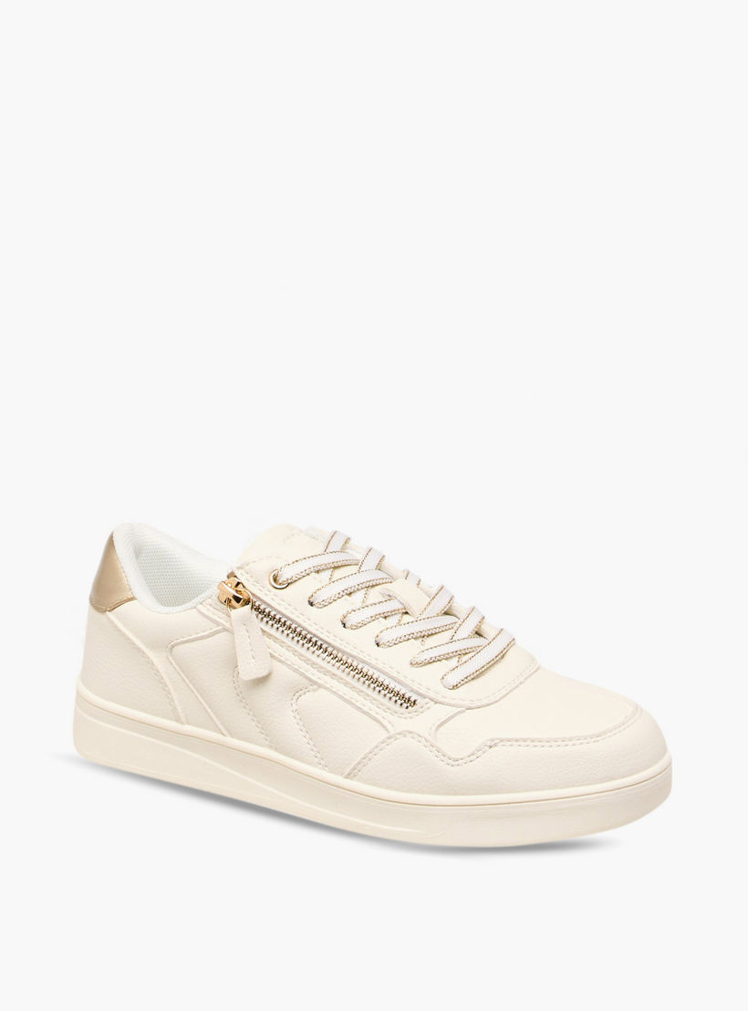 حذاء سنيكرز بتفاصيل سحاب ورباط إغلاق من ميسي-women-shoes-sneakers-image-2
