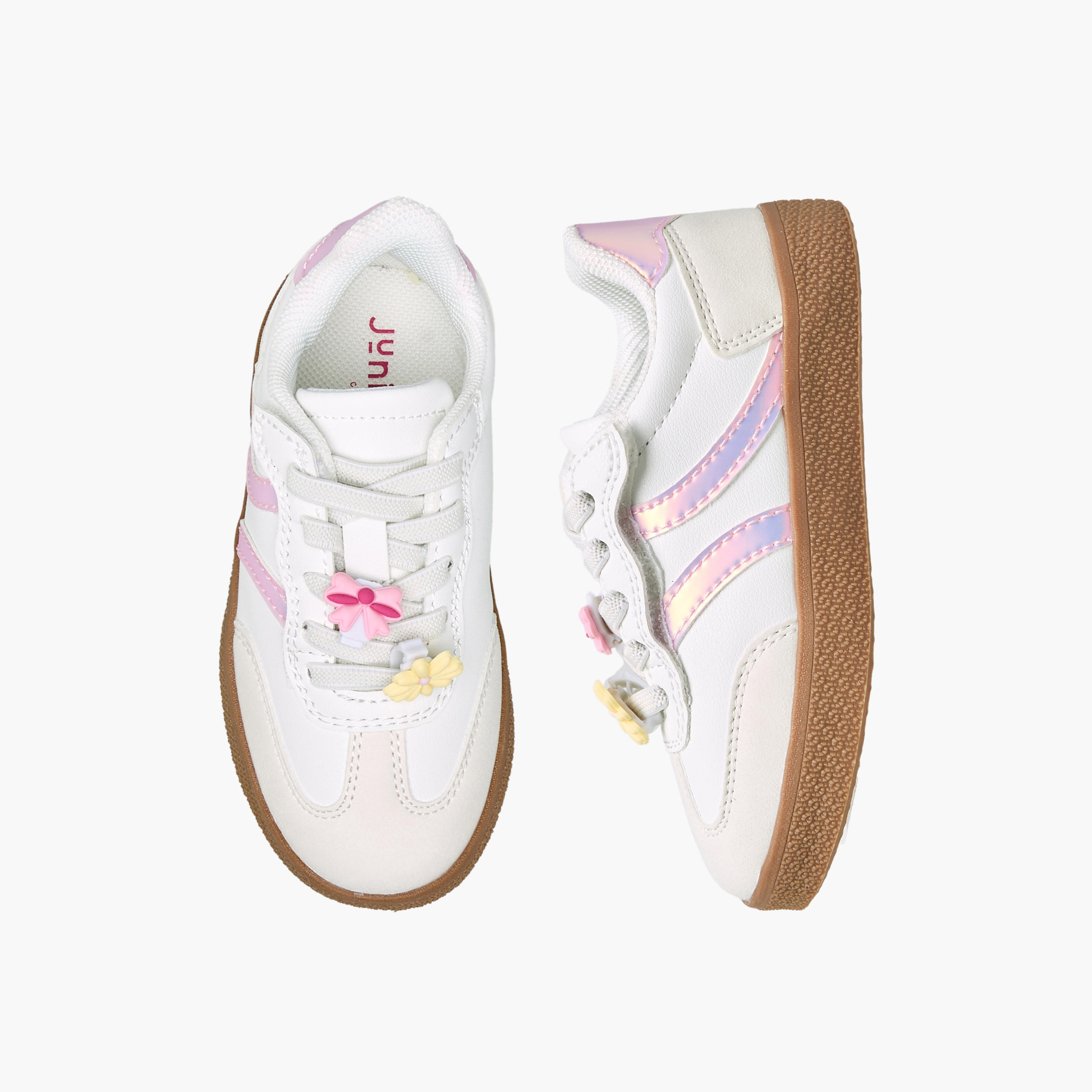 Juniors Girls Lace-Up Ankle Sneakers-girls-shoes-sneakers-image-1