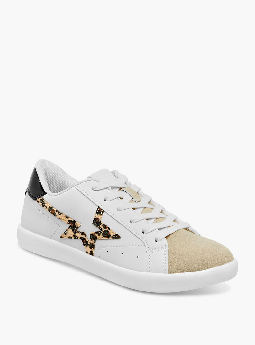Missy Panelled Sneakers with Lace-Up Closure-women-shoes-sneakers-image-2
