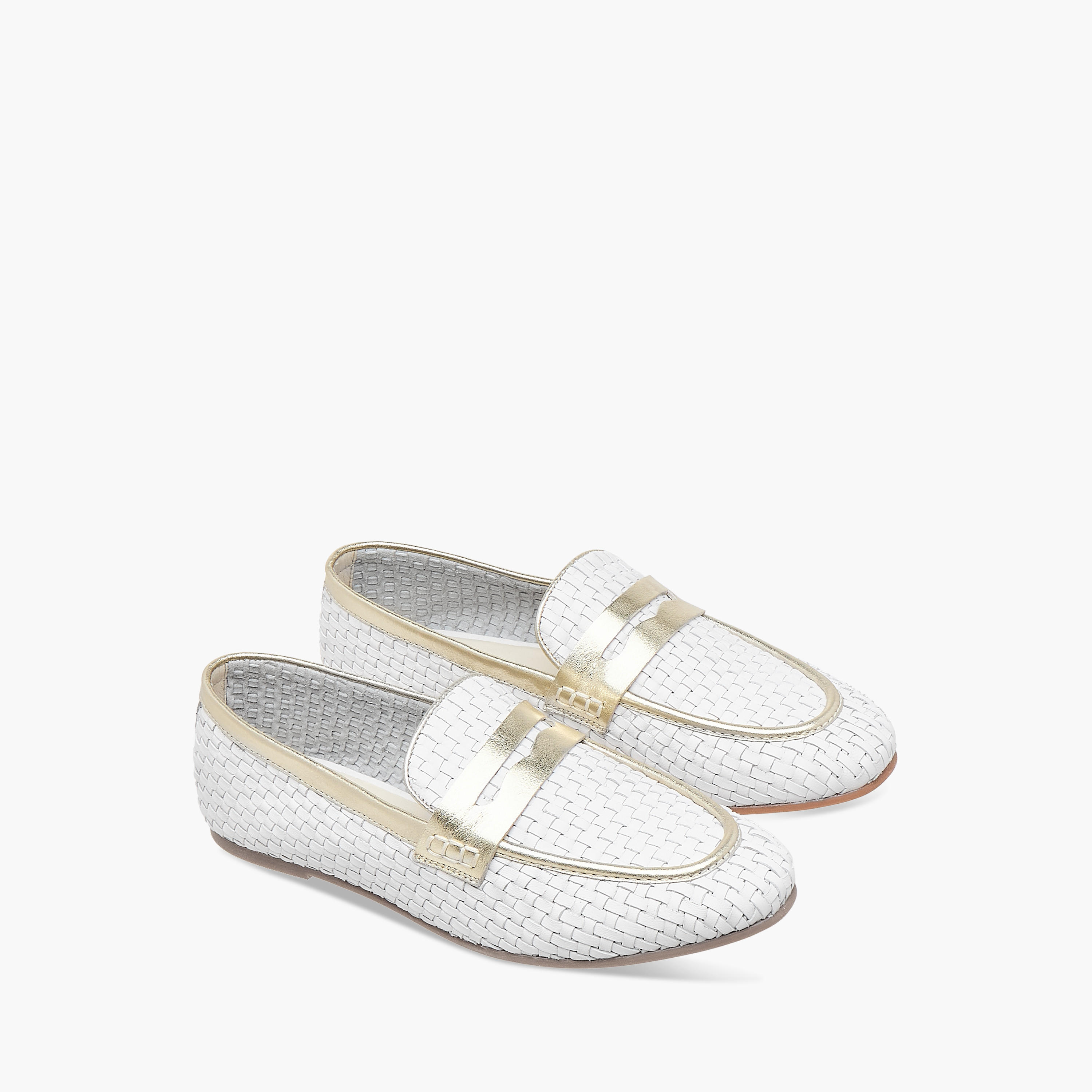 Celeste Women's Textured Slip-On Loafers-women-shoes-flats-loafers-image-1