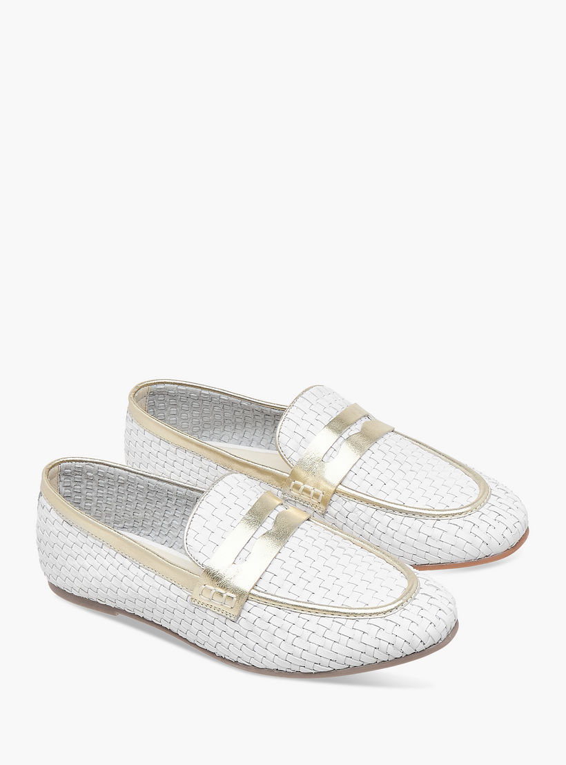 Celeste Women's Textured Slip-On Loafers-women-shoes-flats-loafers-image-1