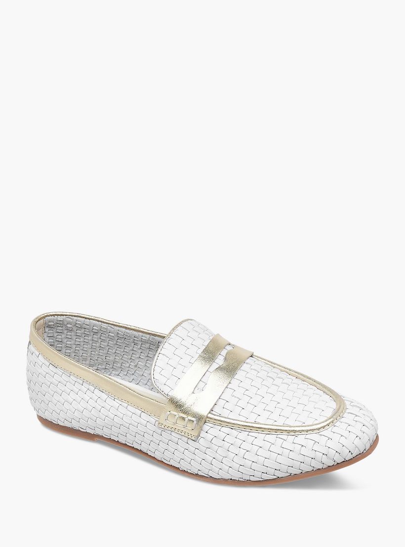 Celeste Women's Textured Slip-On Loafers-women-shoes-flats-loafers-image-2