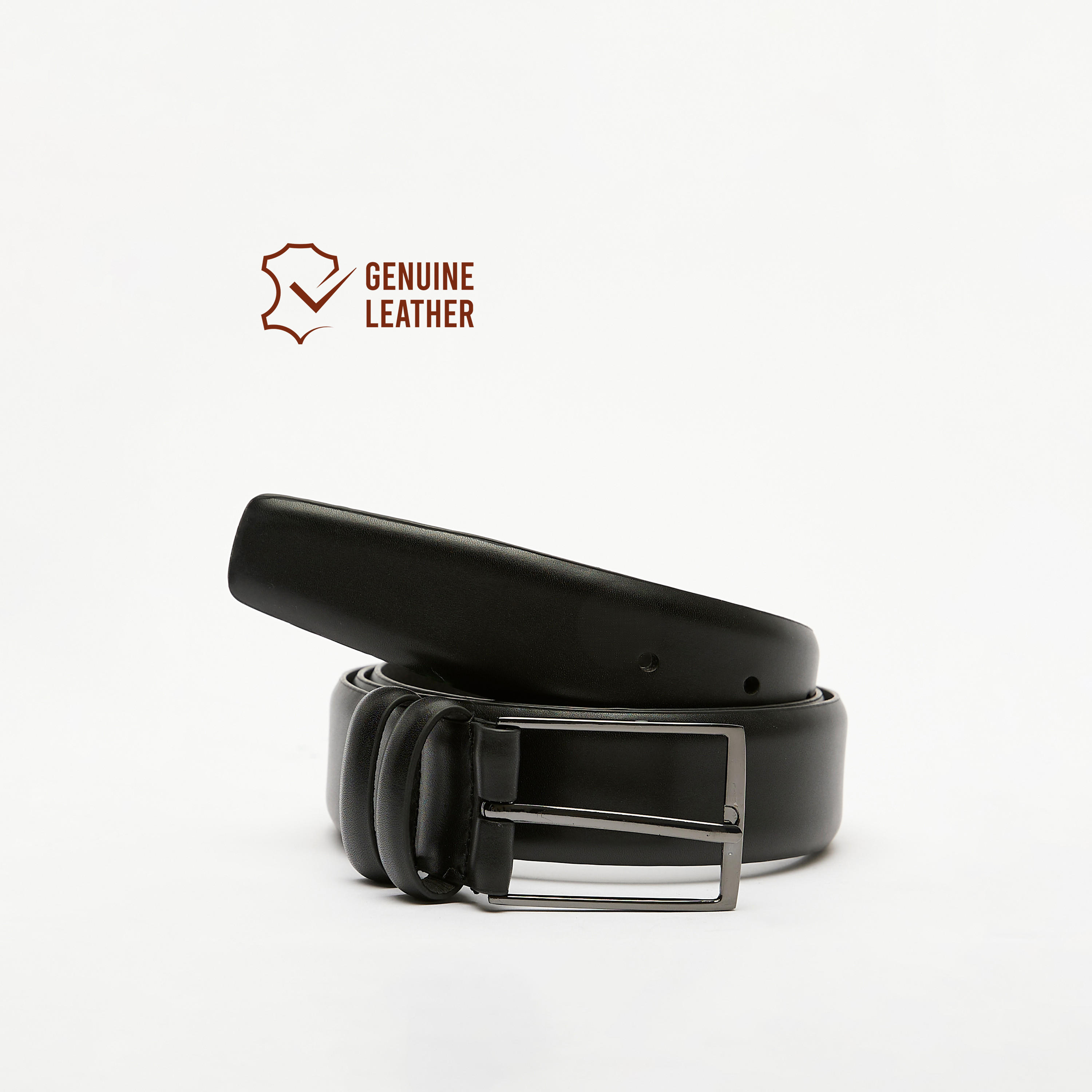 Duchini Solid Waist Belt with Pin Buckle Closure-men-beltsandwallets-belts-image-1