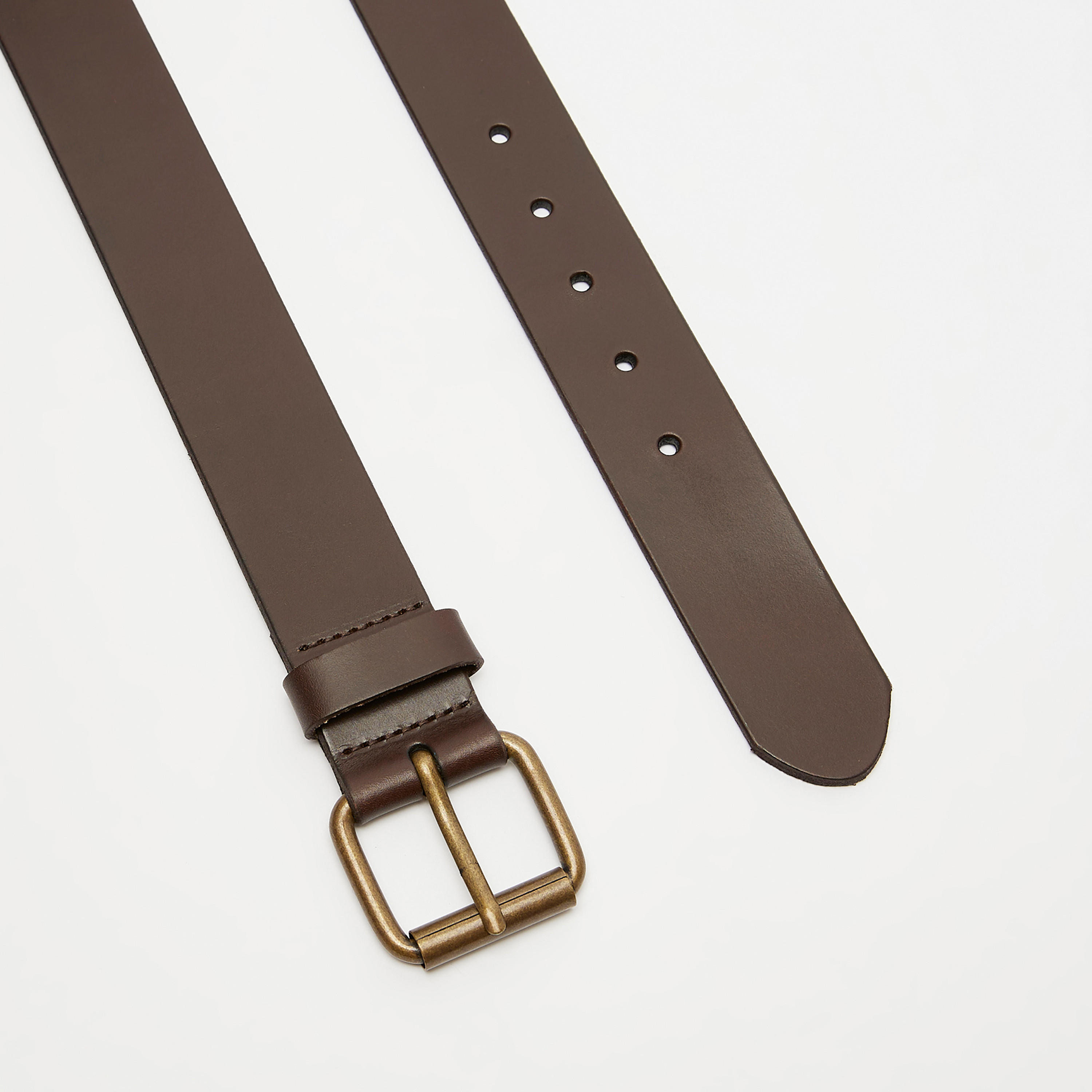 Lee Cooper Solid Waist Belt with Pin Buckle Closure-men-beltsandwallets-belts-image-4
