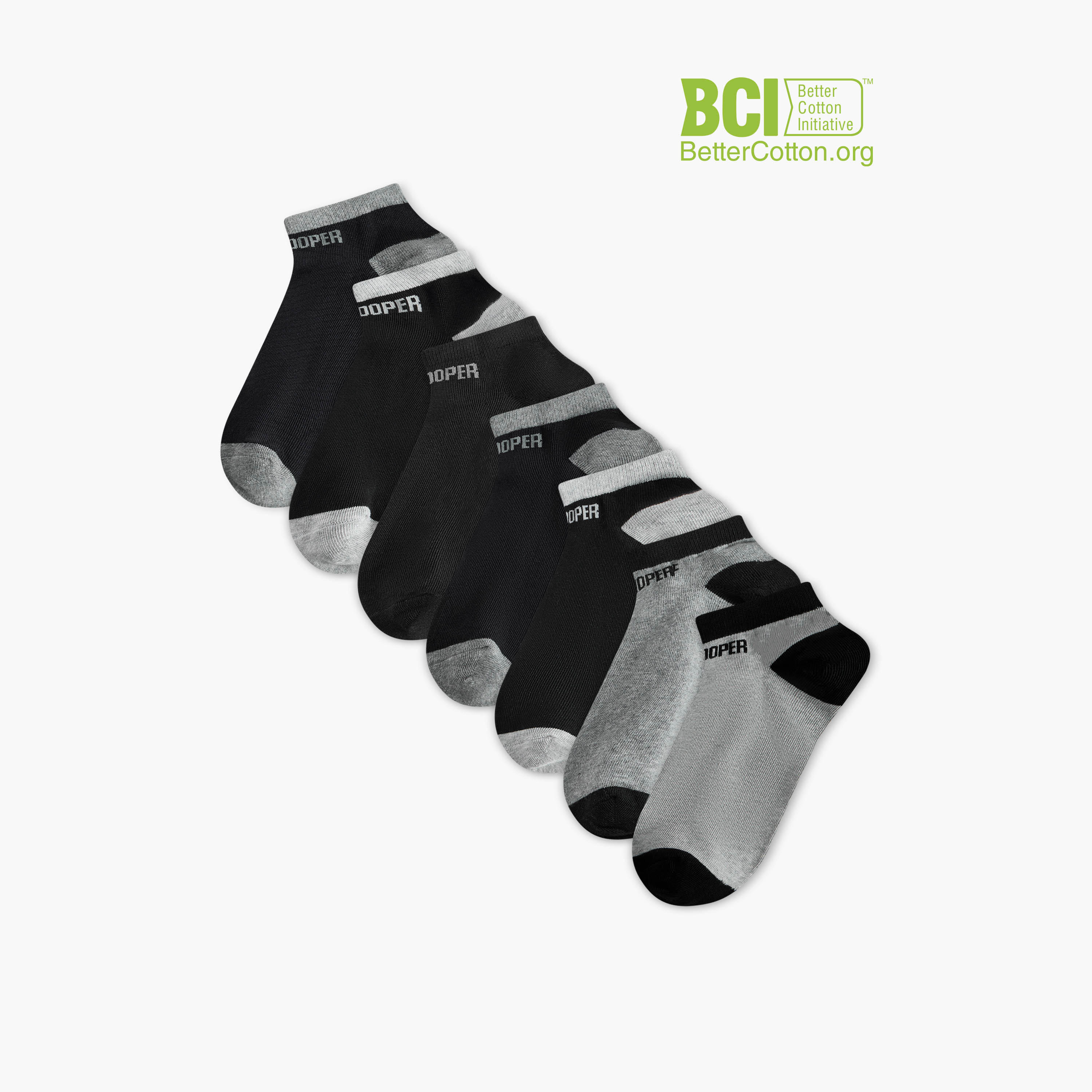 Lee Cooper Printed Ankle Length Socks - Set of 7-men-socks-image-1