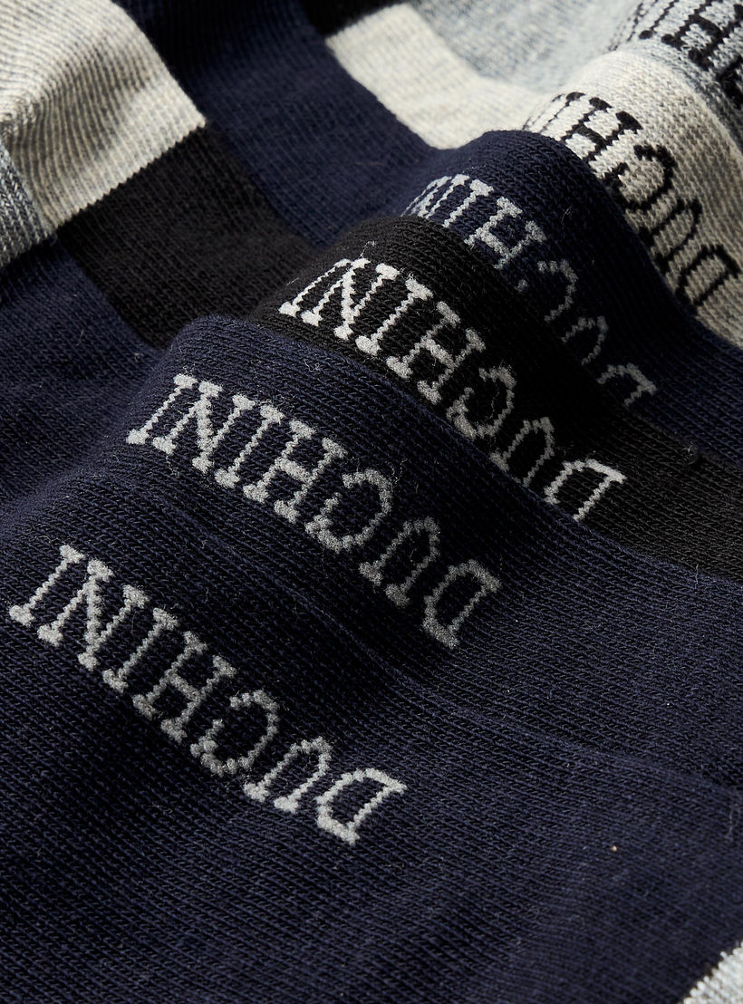 طقم جوارب بطول الكاحل 7 أزواج غير وبريّة من دوتشيني-men-socks-image-4