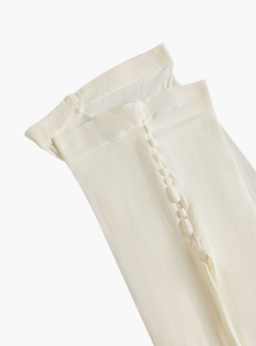 Pack of 2 Celeste Girls Tights with Elasticated Waistband-girls-accessories-socks-image-5