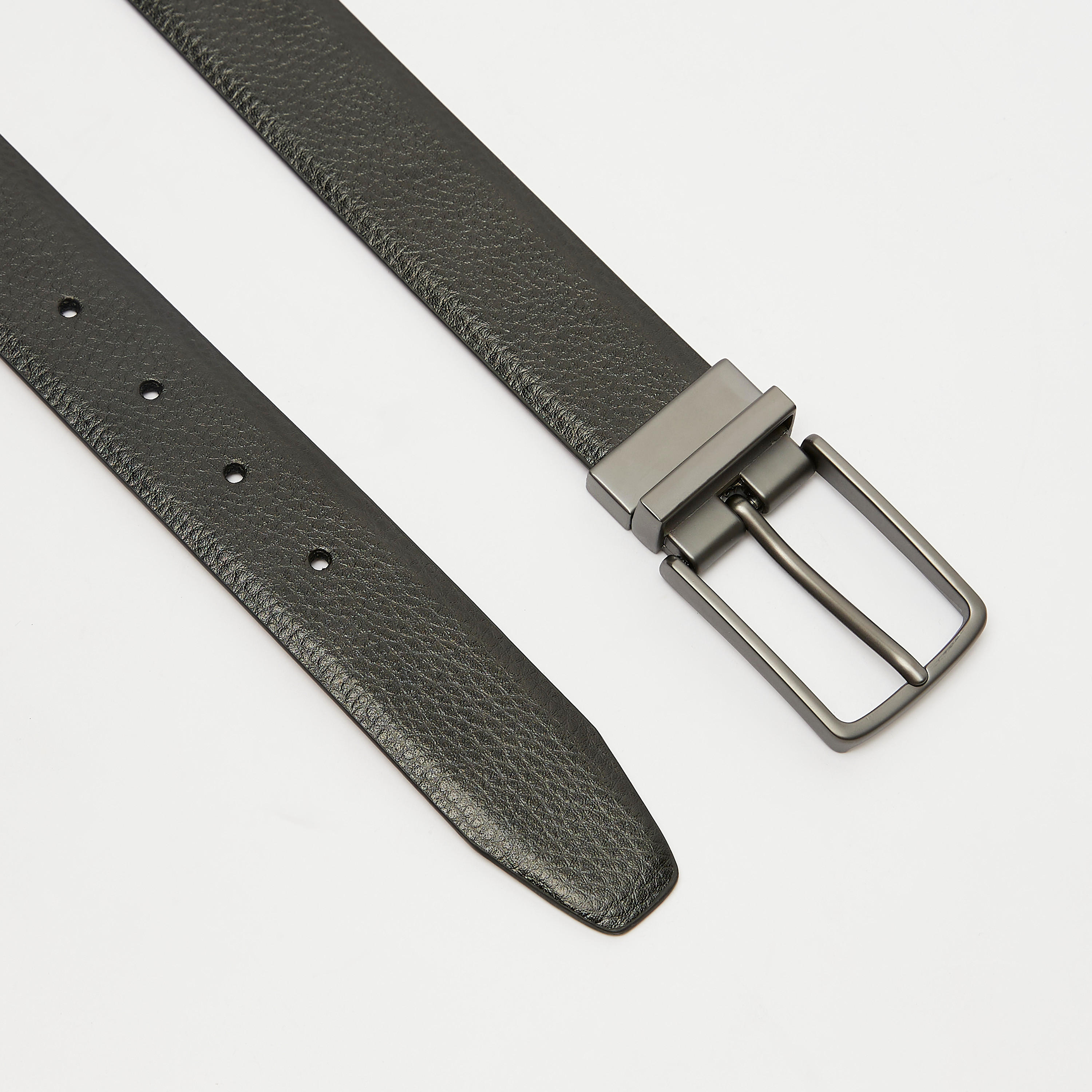 Duchini Solid Waist Belt with Pin Buckle Closure-men-beltsandwallets-belts-image-2