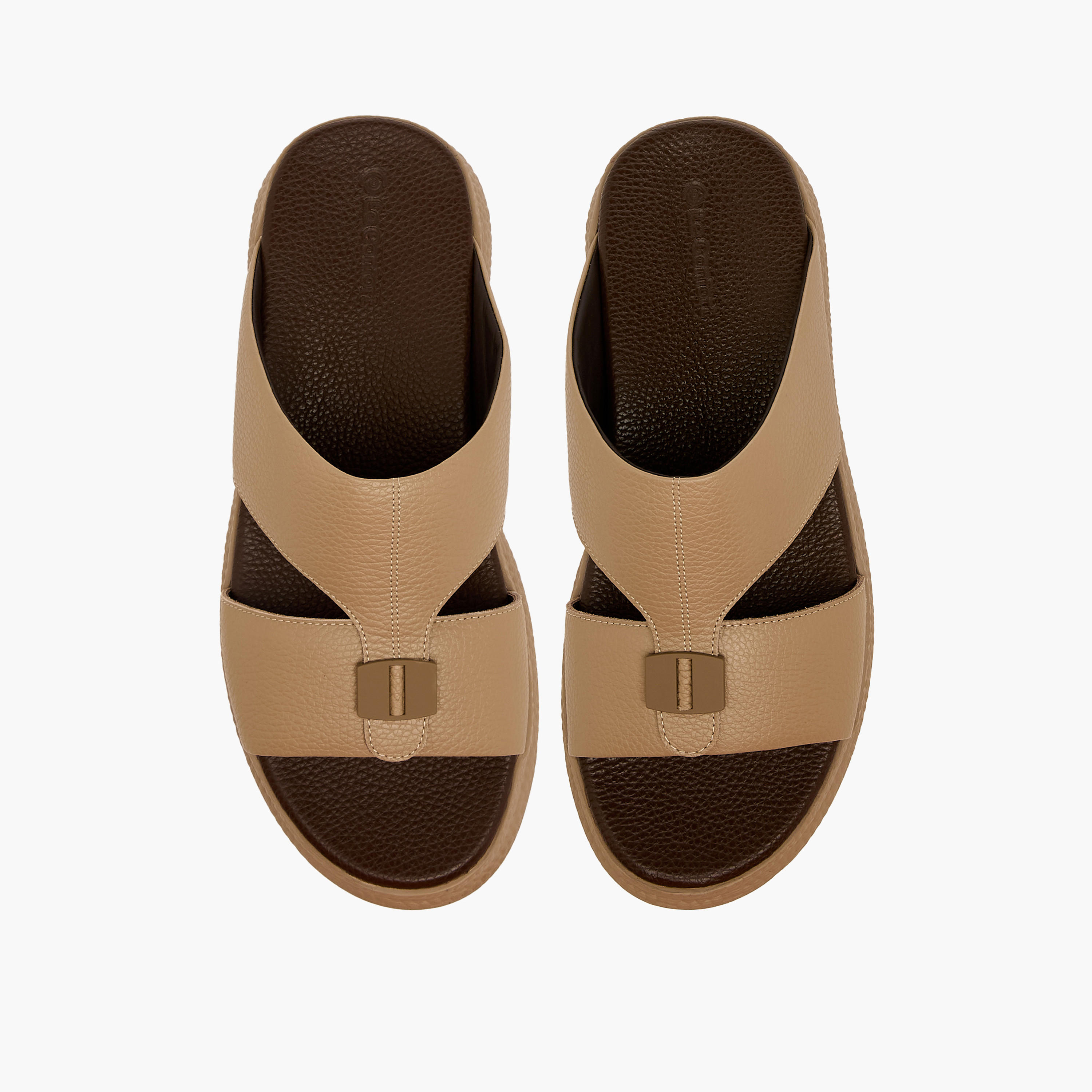 صندل عربي جلد سهل الارتداء للرجال من لو كونفورت-men-shoes-sandals-image-1