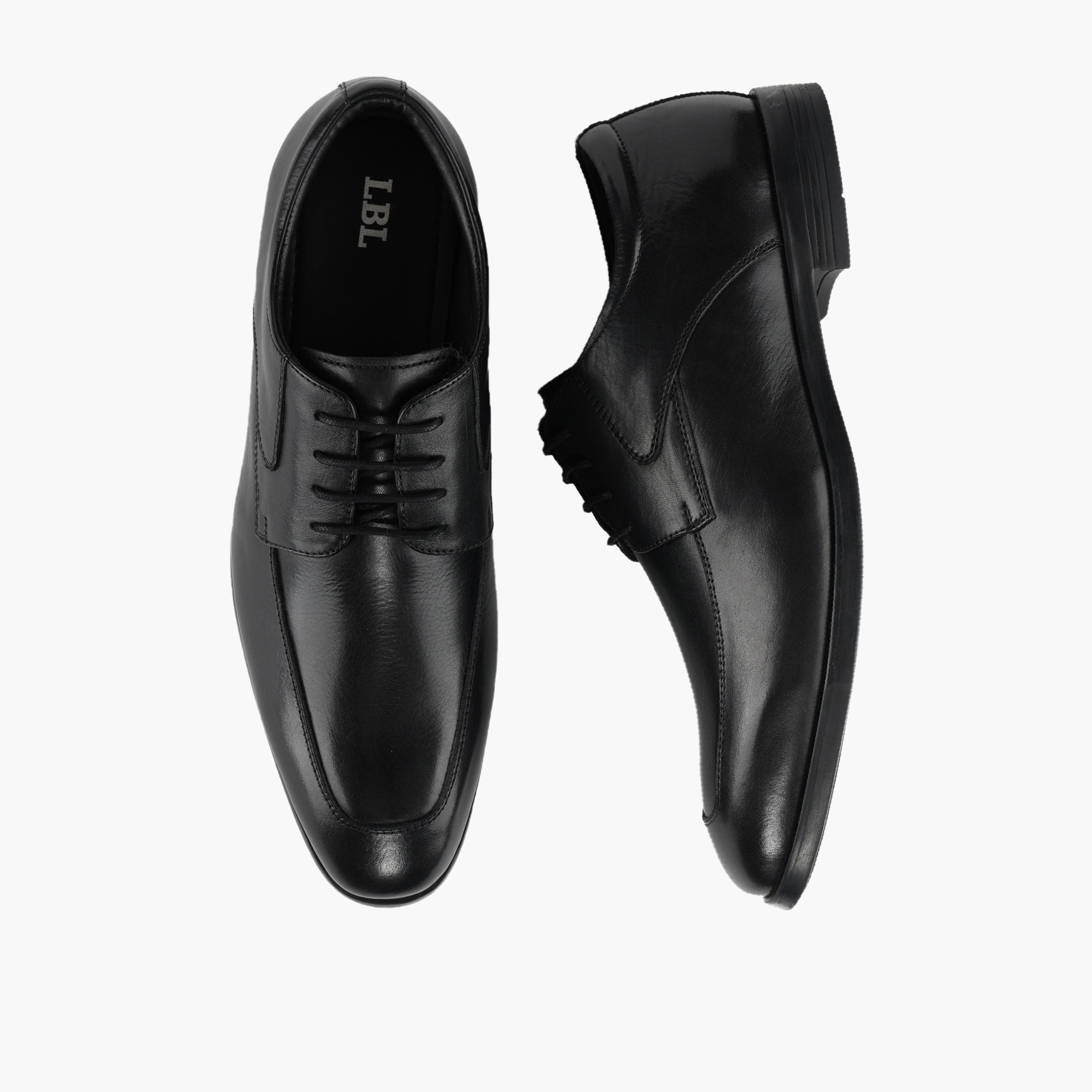 حذاء ديربي جلد برباط إغلاق للرجال من إل بي إل من شو إكسبريس-men-shoes-formalshoes-image-1