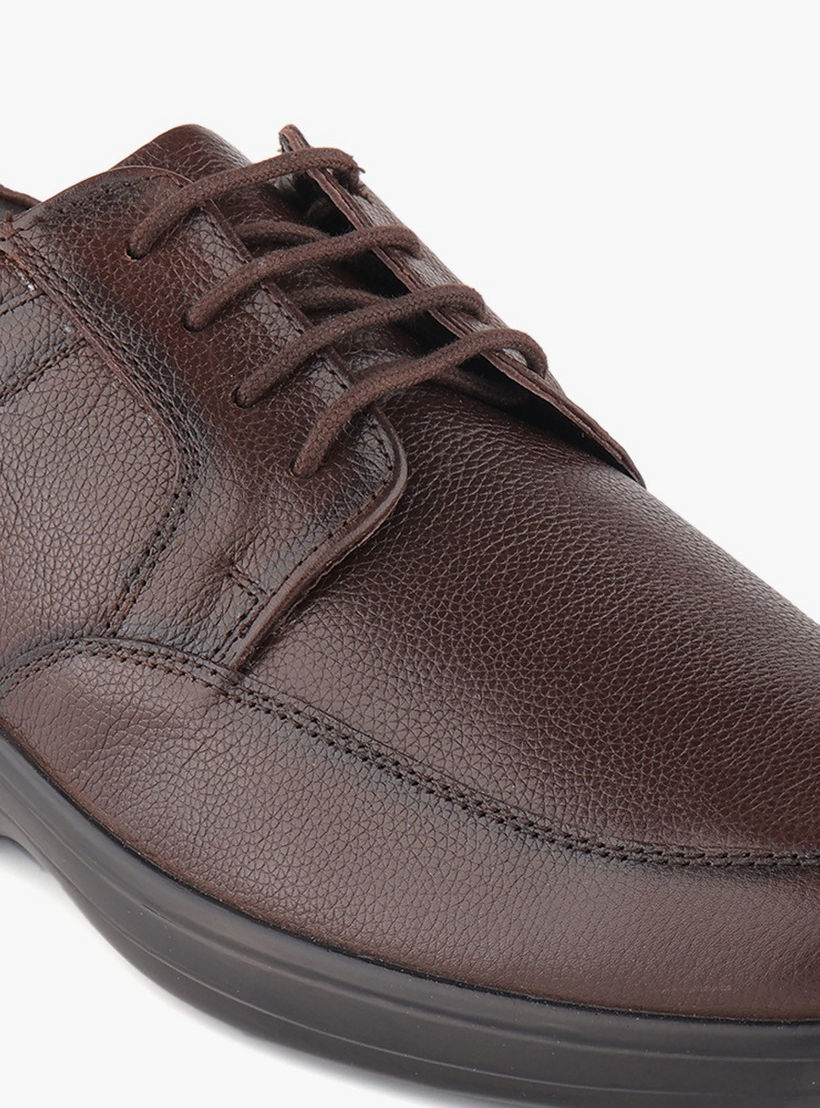حذاء ديربي جلد طبيعي برباط للرجال من لو كونفور-men-shoes-formalshoes-image-4