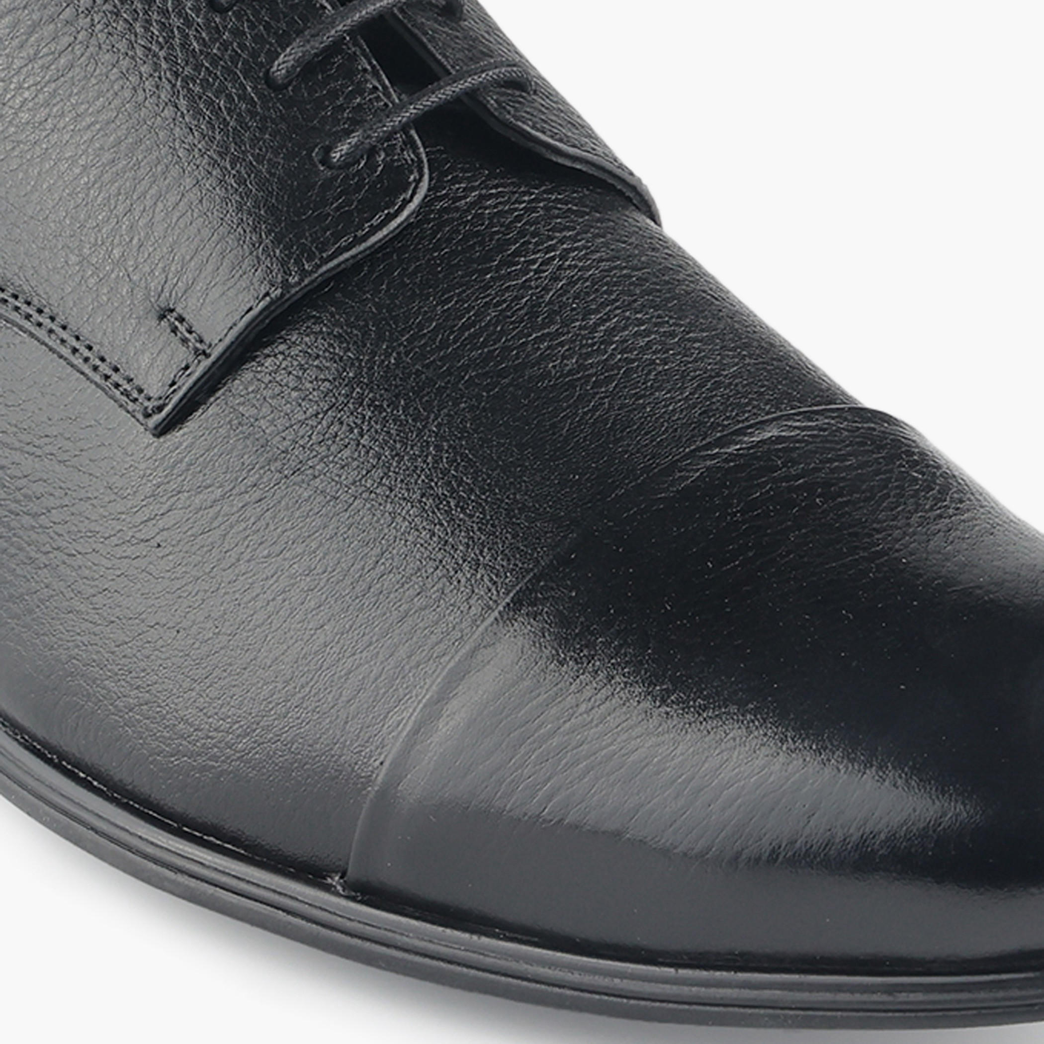 حذاء ديربي جلد طبيعي برباط للرجال من لو كونفور-men-shoes-formalshoes-image-4