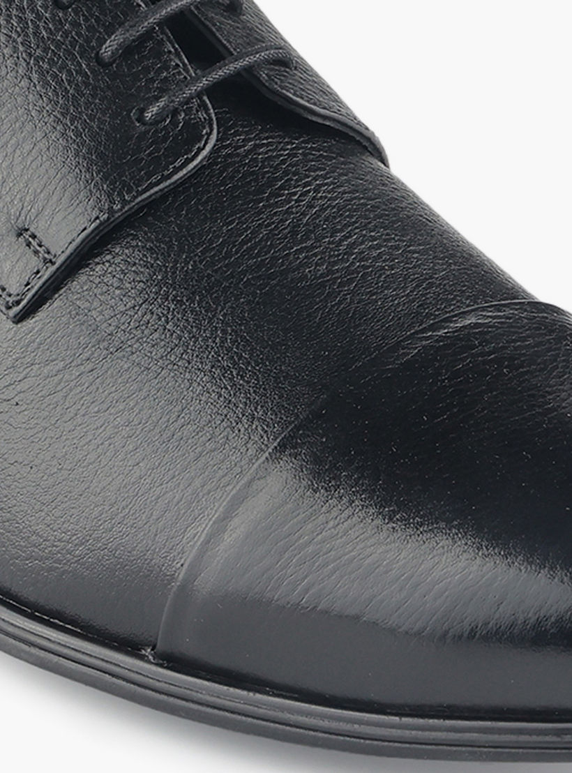 حذاء ديربي جلد طبيعي برباط للرجال من لو كونفور-men-shoes-formalshoes-image-4