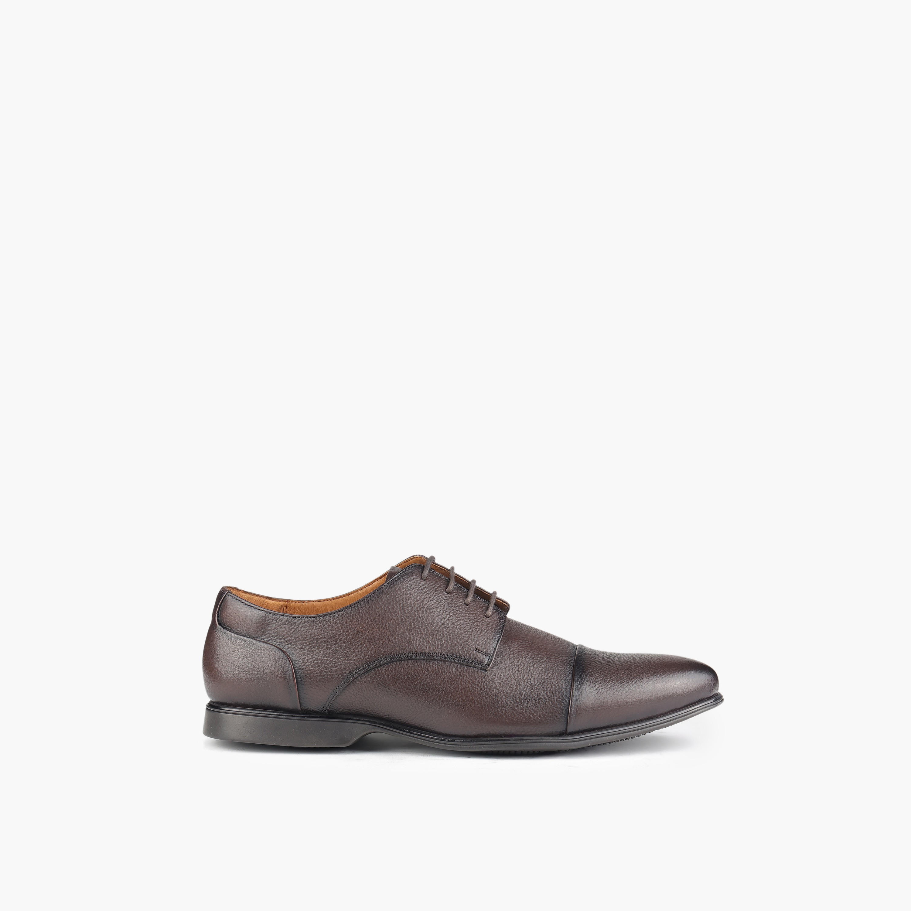 حذاء ديربي جلد طبيعي برباط للرجال من لو كونفور-men-shoes-formalshoes-image-3