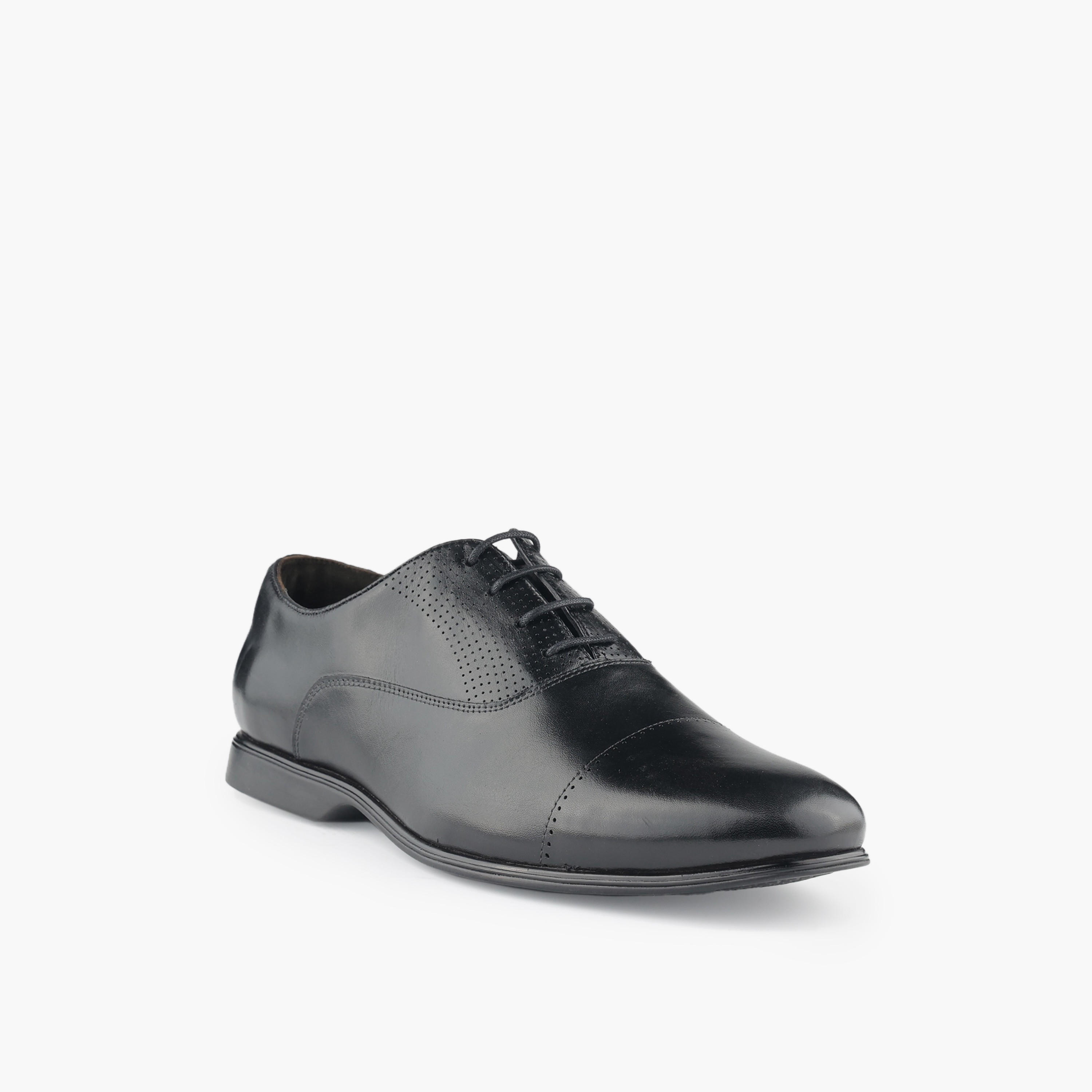 حذاء ديربي جلد طبيعي برباط للرجال من لو كونفور-men-shoes-formalshoes-image-2