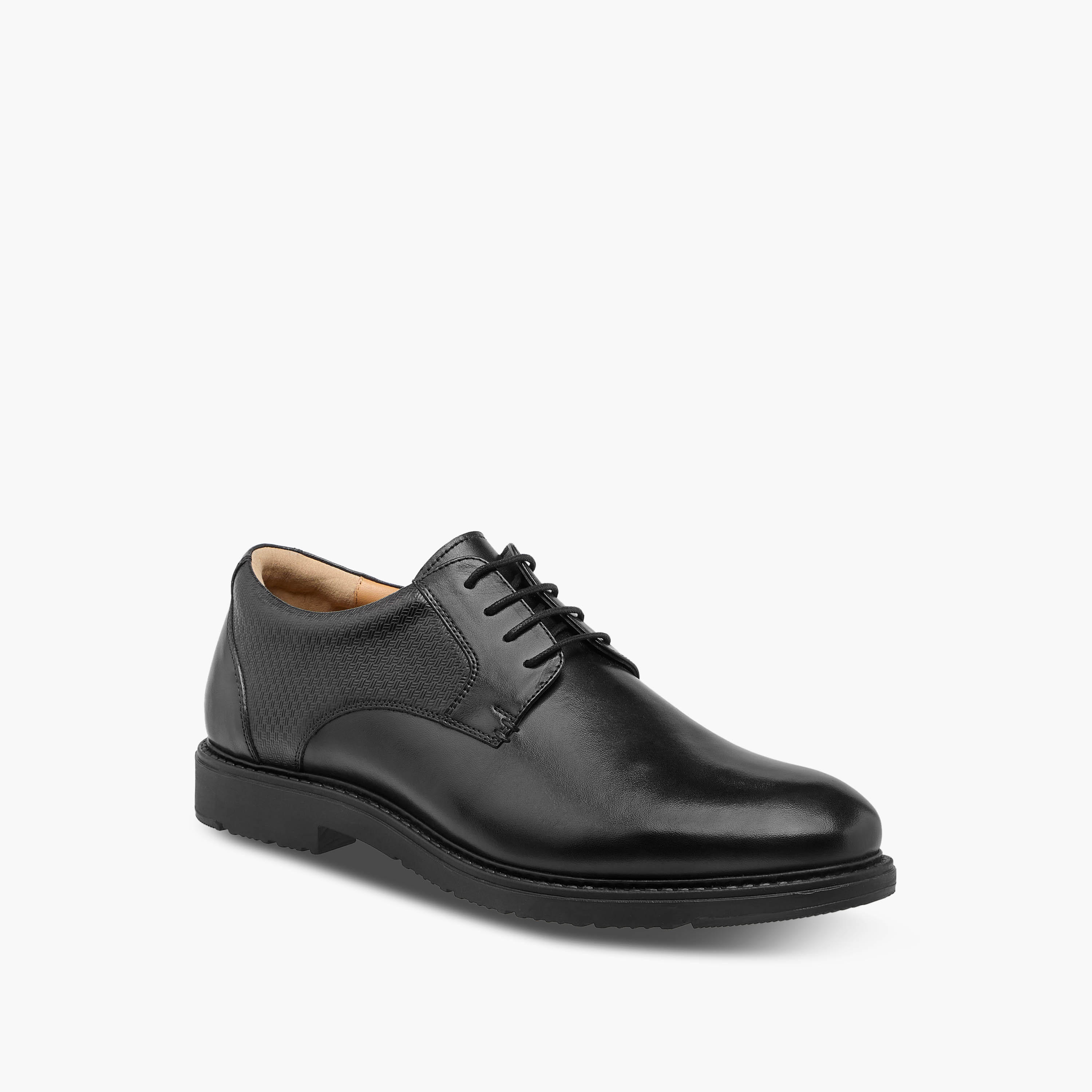 Duchini Men Genuine Leather Lace-Up Derby Shoes-men-shoes-formalshoes-image-2