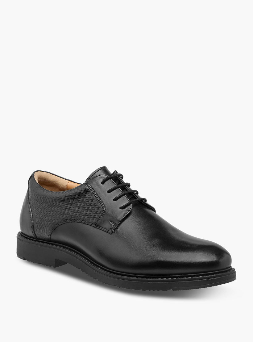 Duchini Men Genuine Leather Lace-Up Derby Shoes-men-shoes-formalshoes-image-2