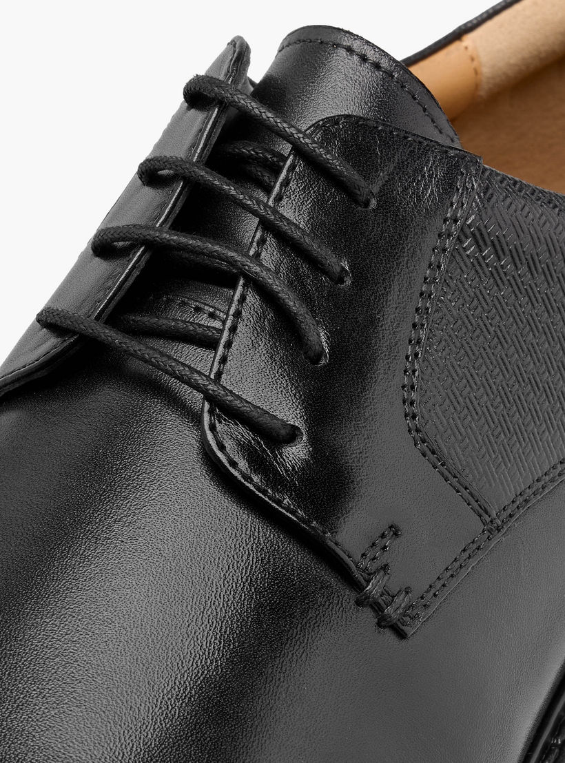 Duchini Men Genuine Leather Lace-Up Derby Shoes-men-shoes-formalshoes-image-4