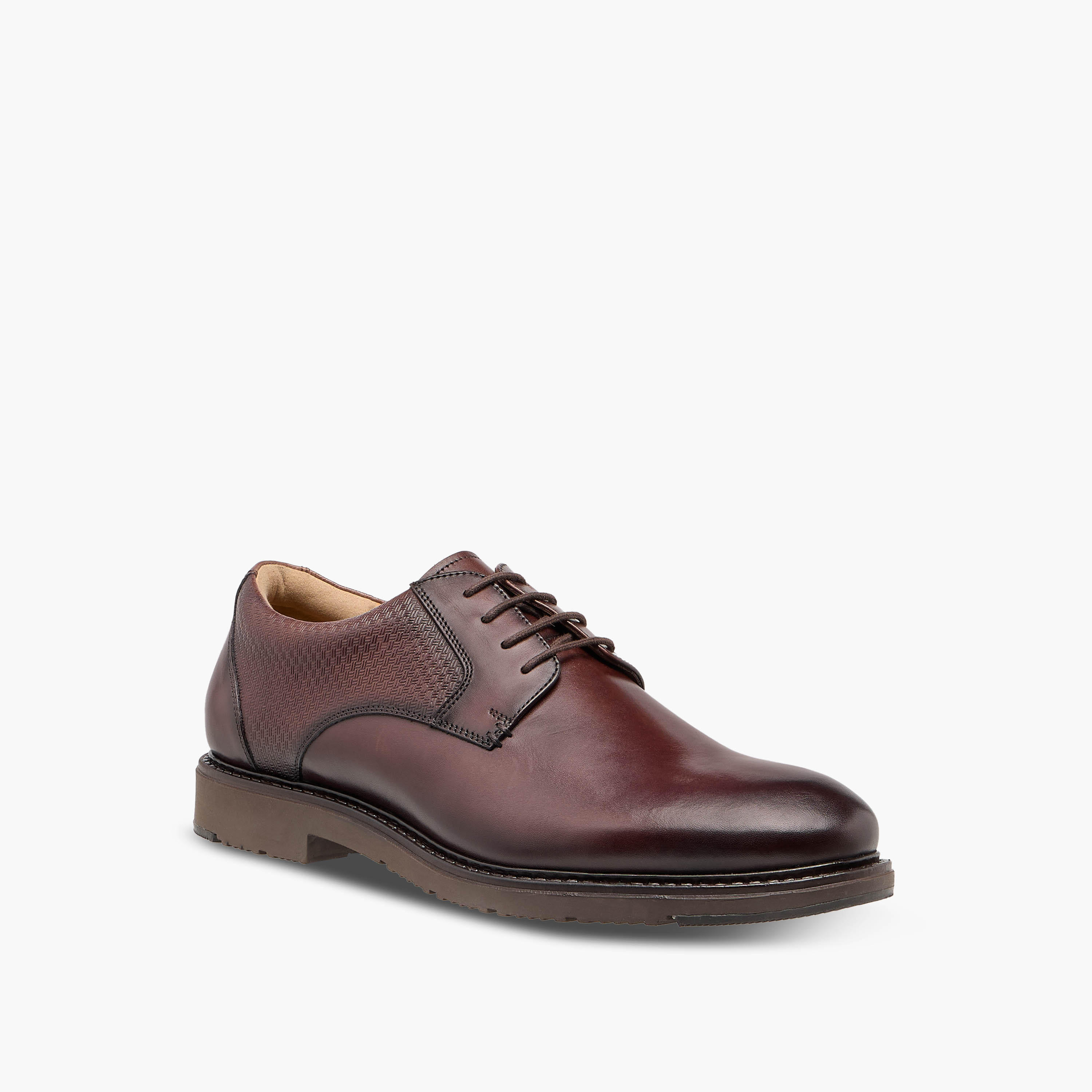 Duchini Men Genuine Leather Lace-Up Derby Shoes-men-shoes-formalshoes-image-2