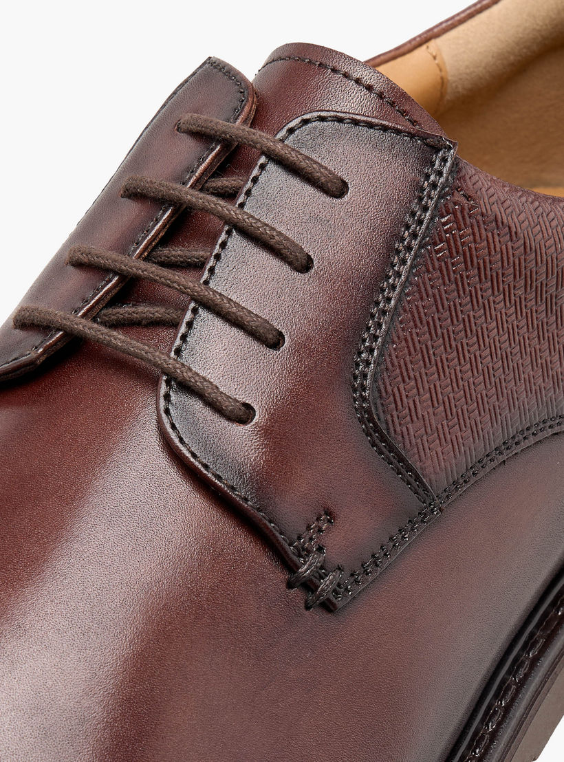 Duchini Men Genuine Leather Lace-Up Derby Shoes-men-shoes-formalshoes-image-4
