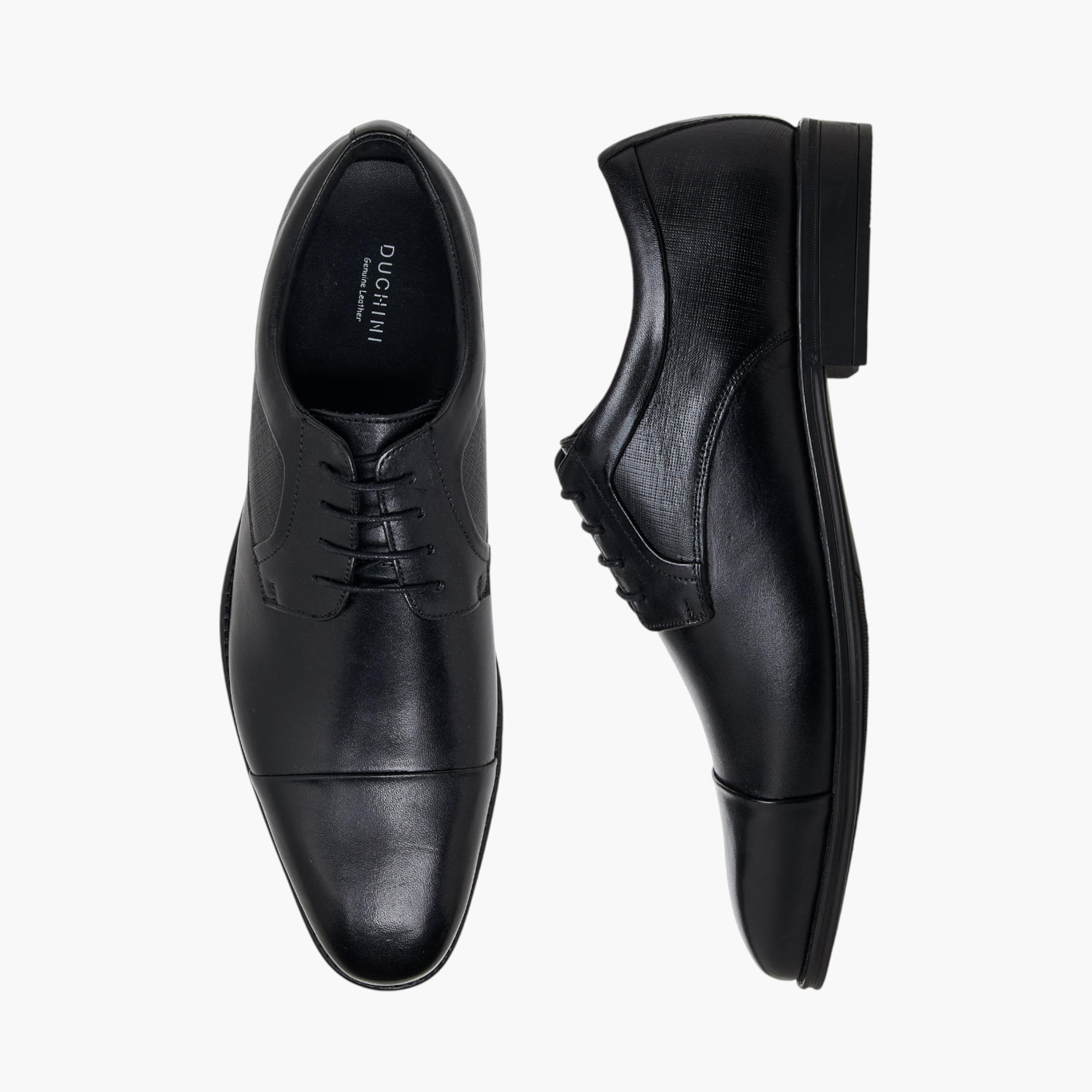 Duchini Men Genuine Leather Lace-Up Derby Shoes-men-shoes-formalshoes-image-1