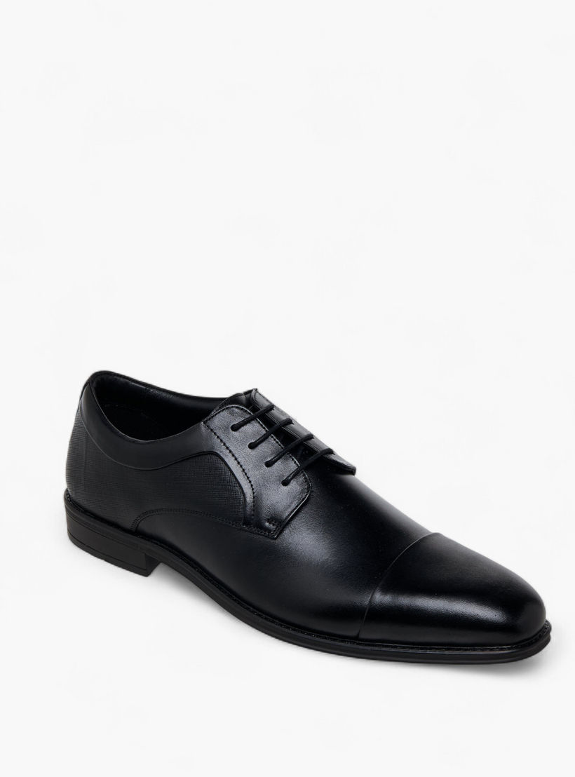 Duchini Men Genuine Leather Lace-Up Derby Shoes-men-shoes-formalshoes-image-2