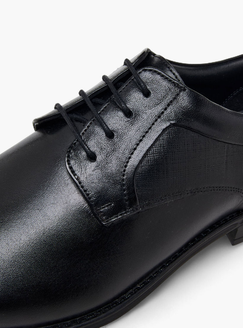 Duchini Men Genuine Leather Lace-Up Derby Shoes-men-shoes-formalshoes-image-4