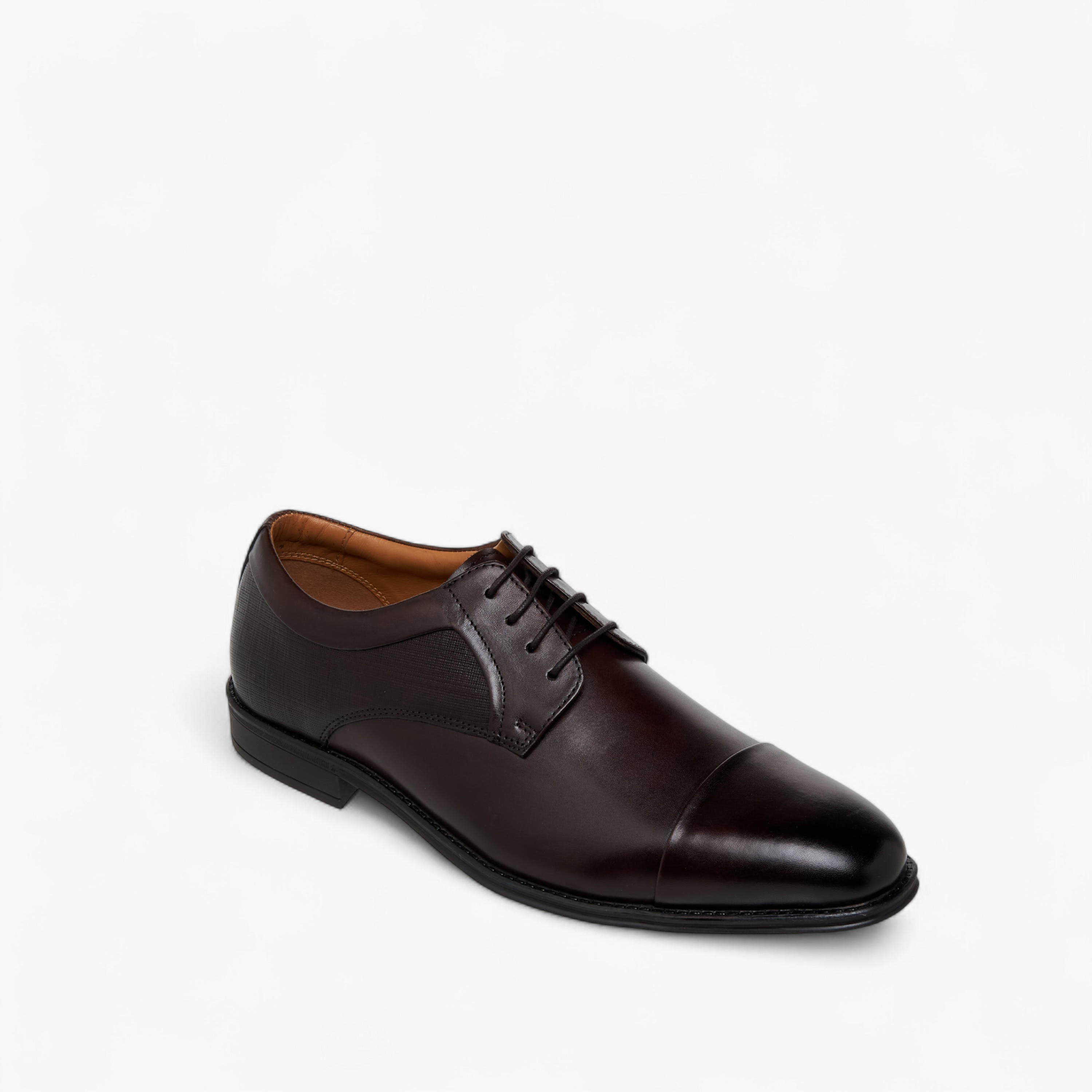 Duchini Men Genuine Leather Lace-Up Derby Shoes-men-shoes-formalshoes-image-2