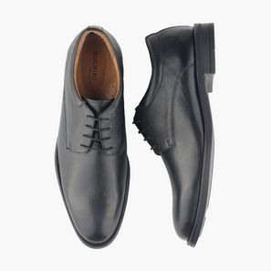Duchini Men Genuine Leather Lace-Up Derby Shoes-men-shoes-image-1