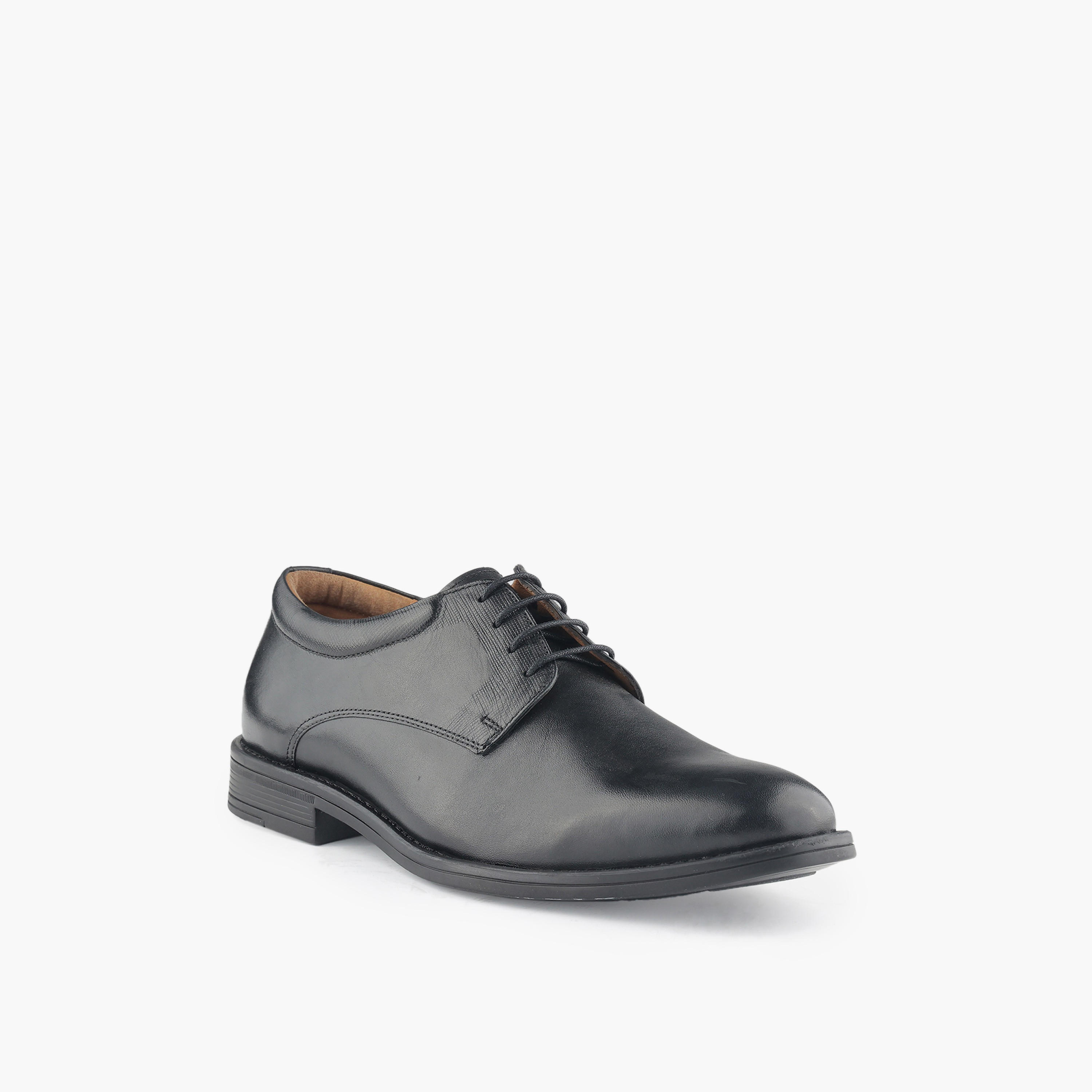 Duchini Men Genuine Leather Lace-Up Derby Shoes-men-shoes-formalshoes-image-2