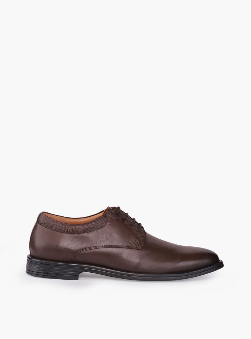 Duchini Men Genuine Leather Lace-Up Derby Shoes-men-shoes-formalshoes-image-3