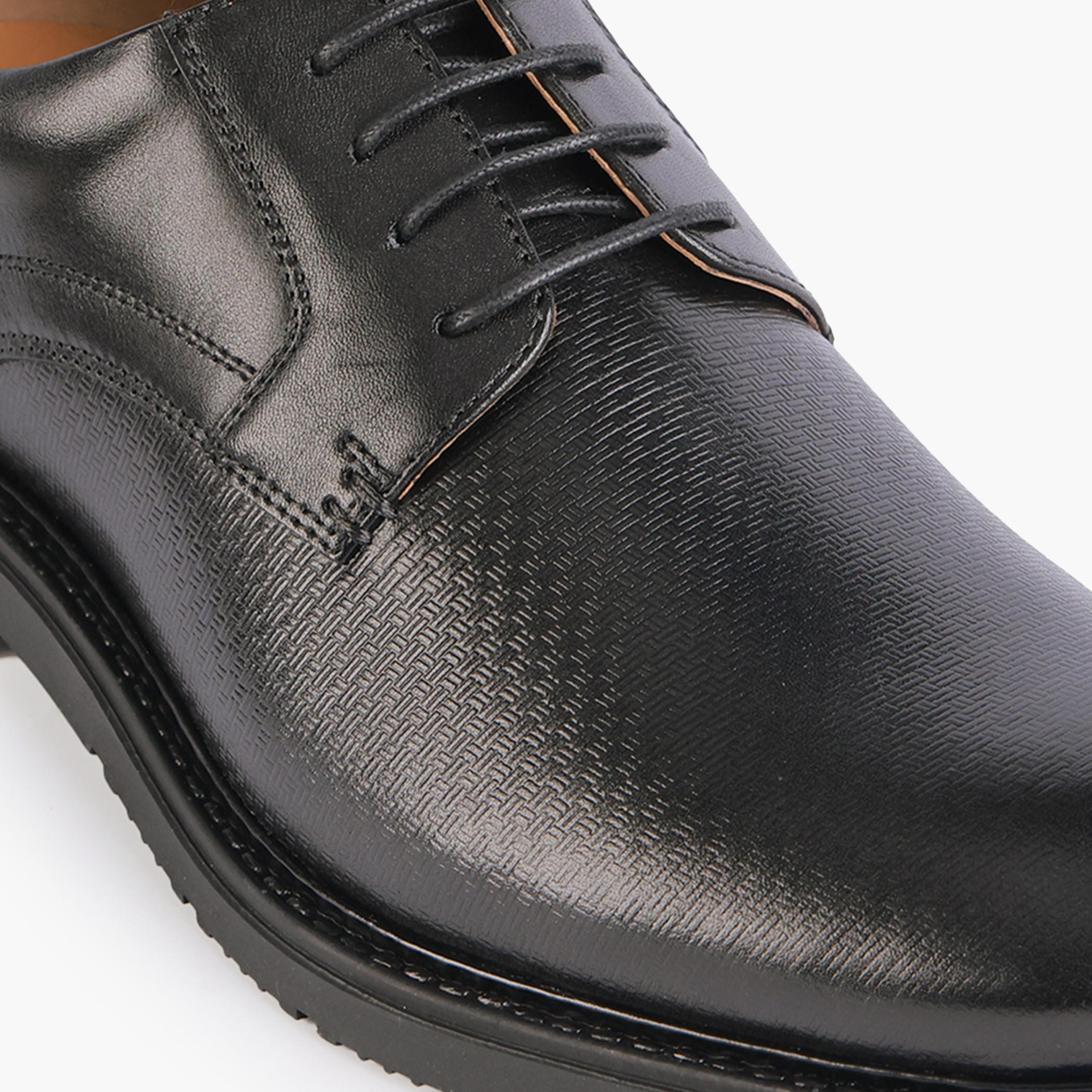 Duchini Men Genuine Leather Lace-Up Derby Shoes-men-shoes-formalshoes-image-4
