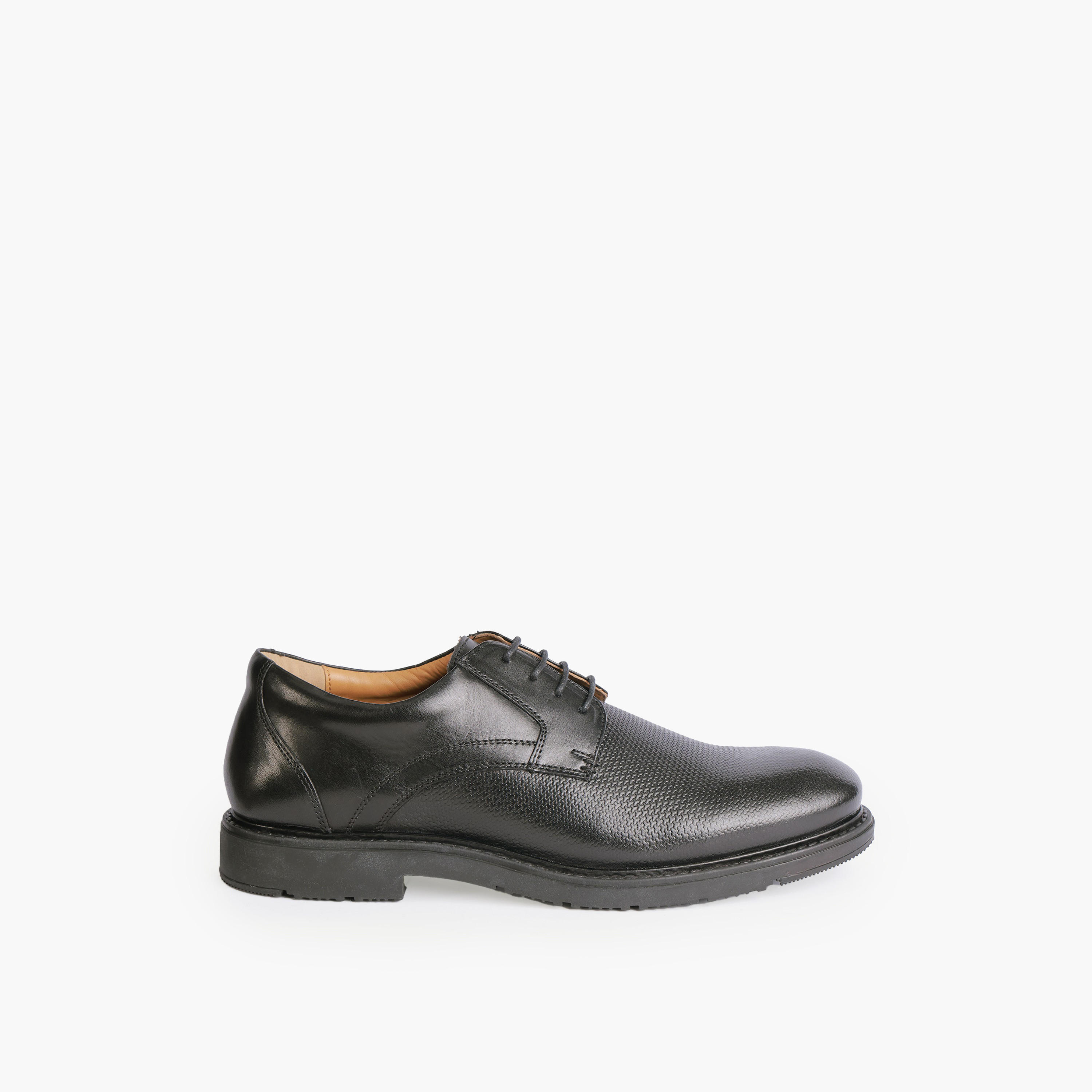 Duchini Men Genuine Leather Lace-Up Derby Shoes-men-shoes-formalshoes-image-3