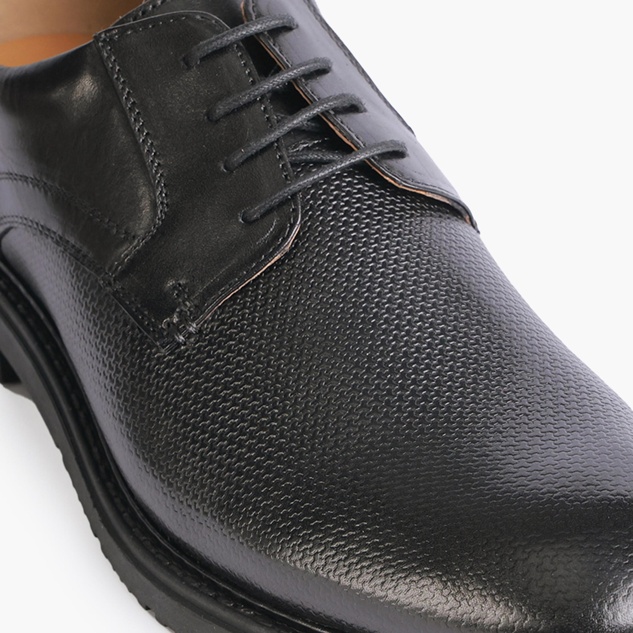 Duchini Men Genuine Leather Lace-Up Derby Shoes-men-shoes-formalshoes-image-4