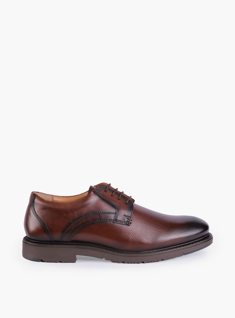 Duchini Men Genuine Leather Lace-Up Derby Shoes-men-shoes-formalshoes-image-3