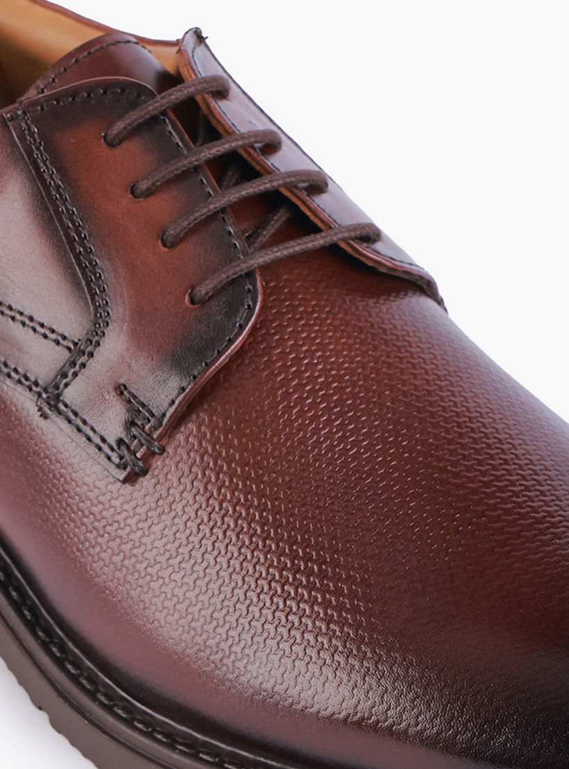 Duchini Men Genuine Leather Lace-Up Derby Shoes-men-shoes-formalshoes-image-4