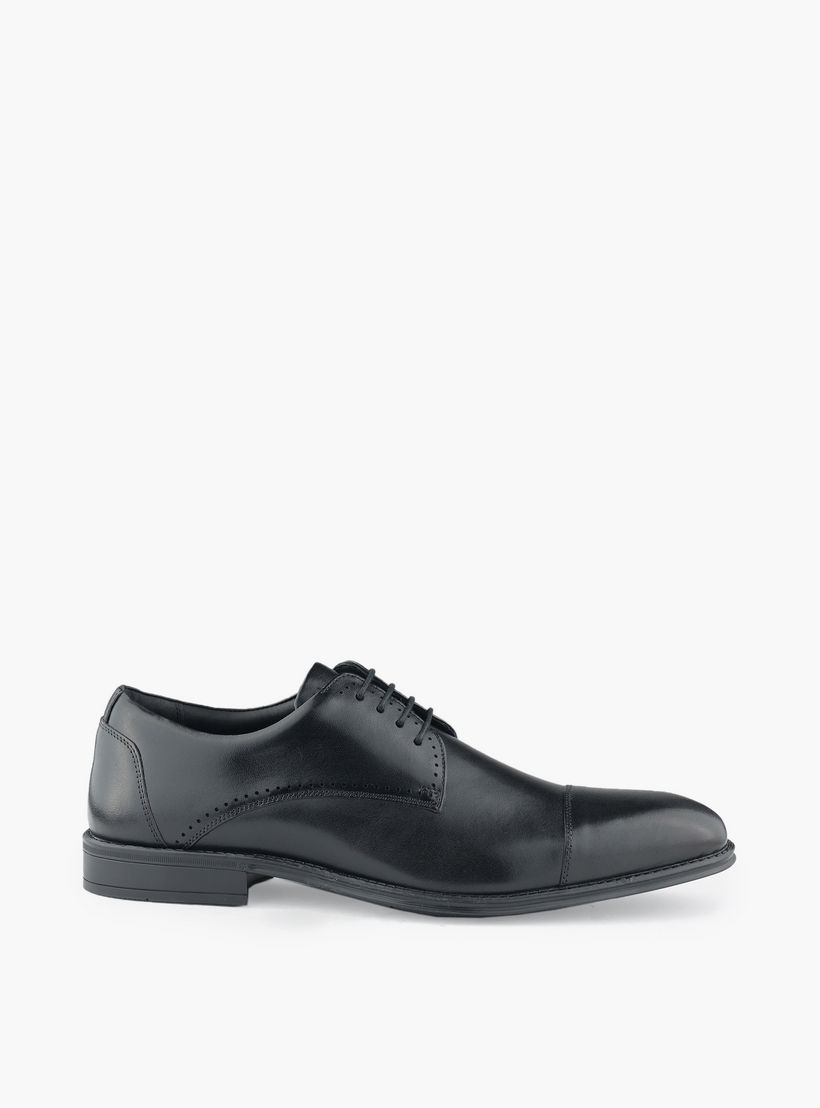 Duchini Men Genuine Leather Lace-Up Derby Shoes-men-shoes-formalshoes-image-3