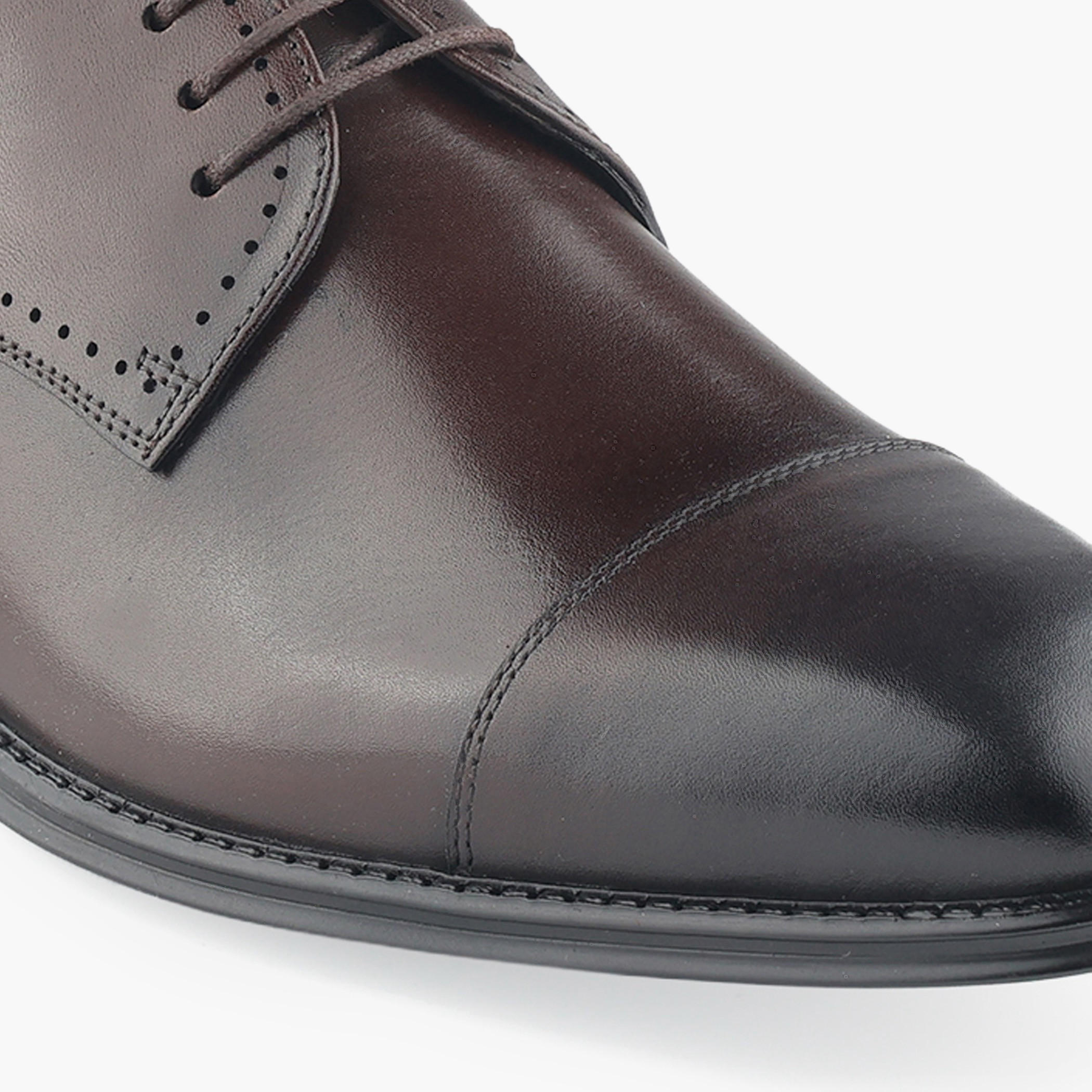 Duchini Men Genuine Leather Lace-Up Derby Shoes-men-shoes-formalshoes-image-4