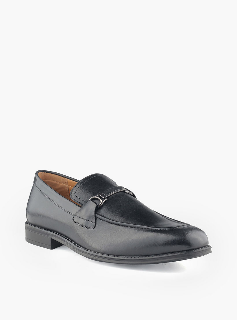 Duchini Men Genuine Leather Metallic Accent Loafers-men-shoes-loafersandmoccasins-image-2
