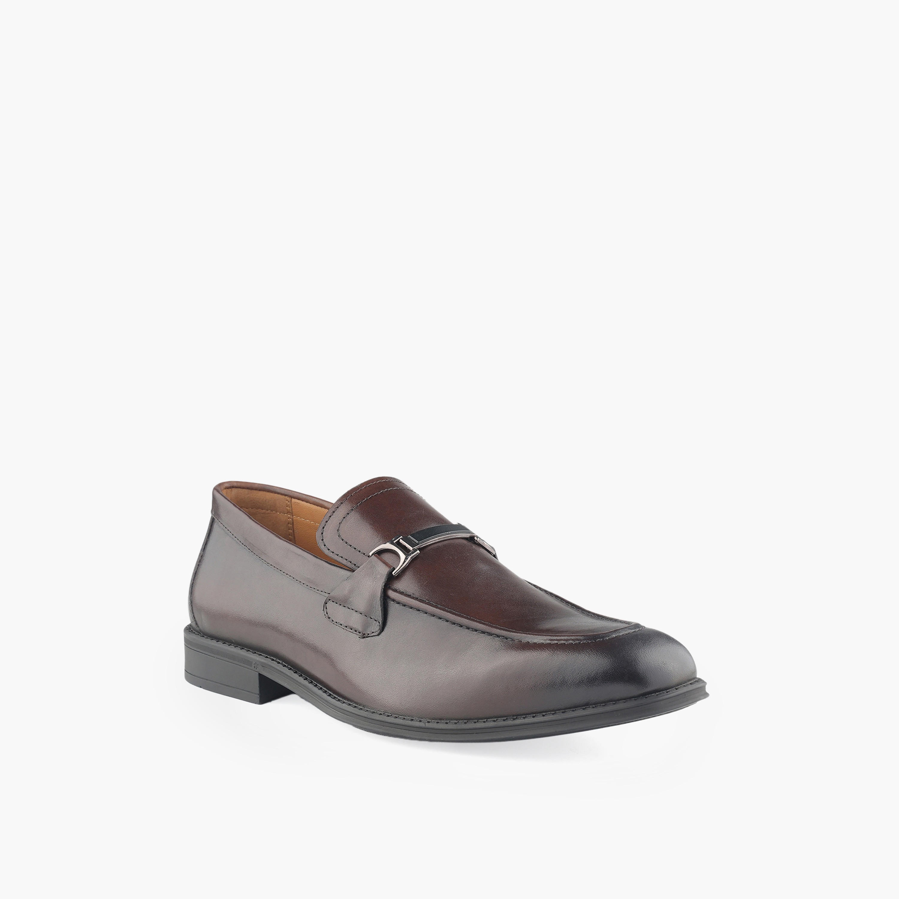 Duchini Men Genuine Leather Metallic Accent Loafers-men-shoes-loafersandmoccasins-image-2