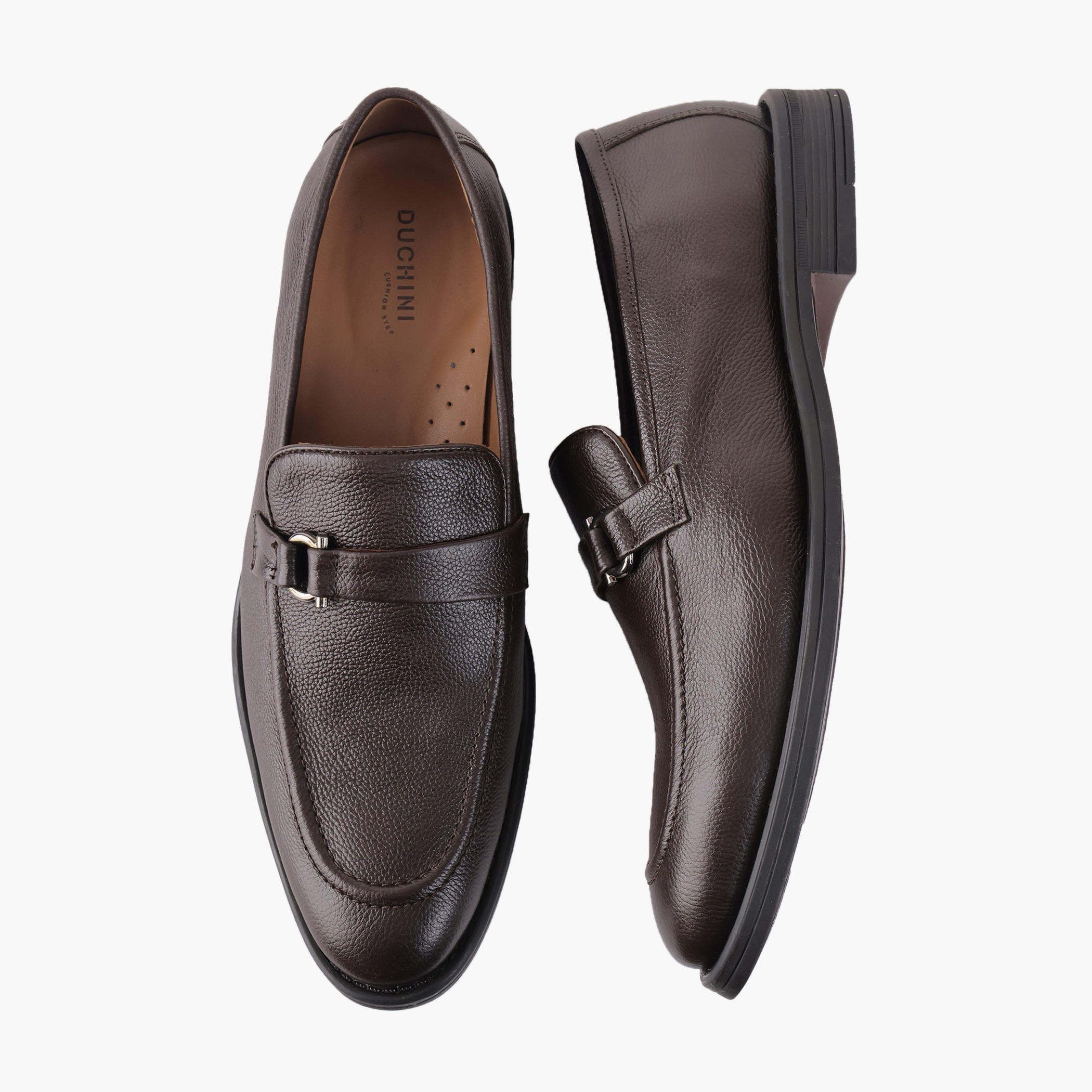 Duchini Men Genuine Leather Slip-On Loafers-men-shoes-loafersandmoccasins-image-1