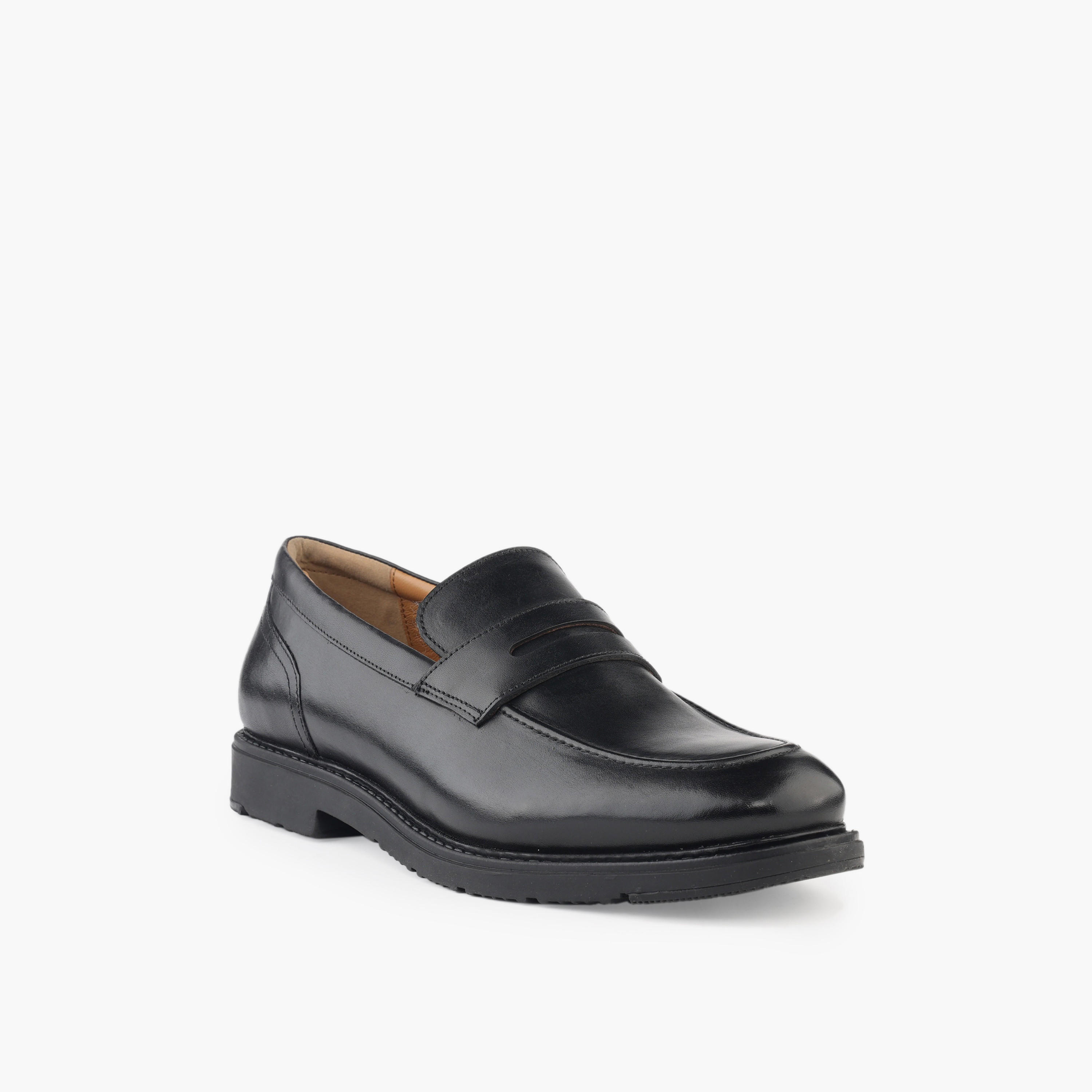 Duchini Men Genuine Leather Slip-On Loafers-men-shoes-loafersandmoccasins-image-2