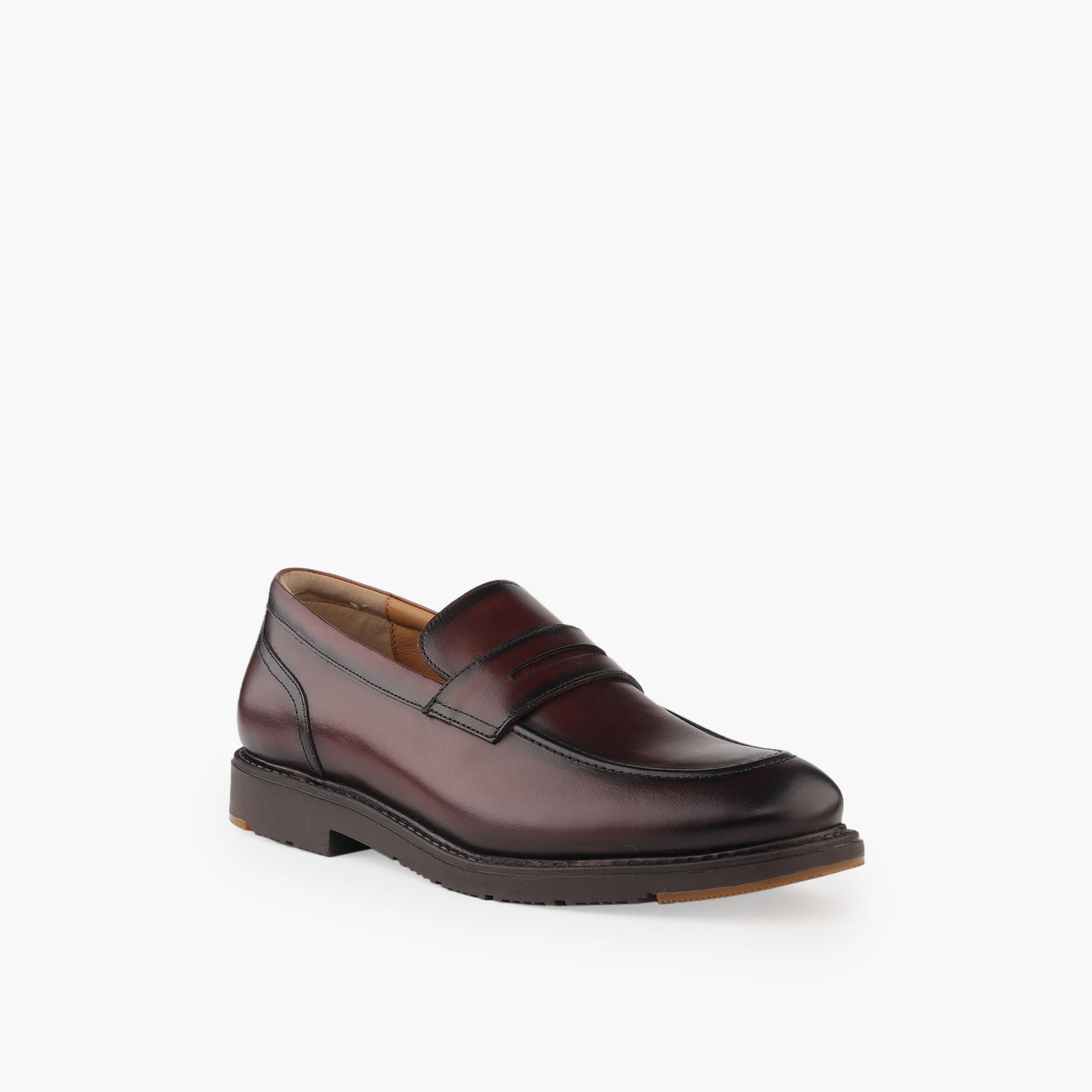 Duchini Men Genuine Leather Slip-On Loafers-men-shoes-loafersandmoccasins-image-2