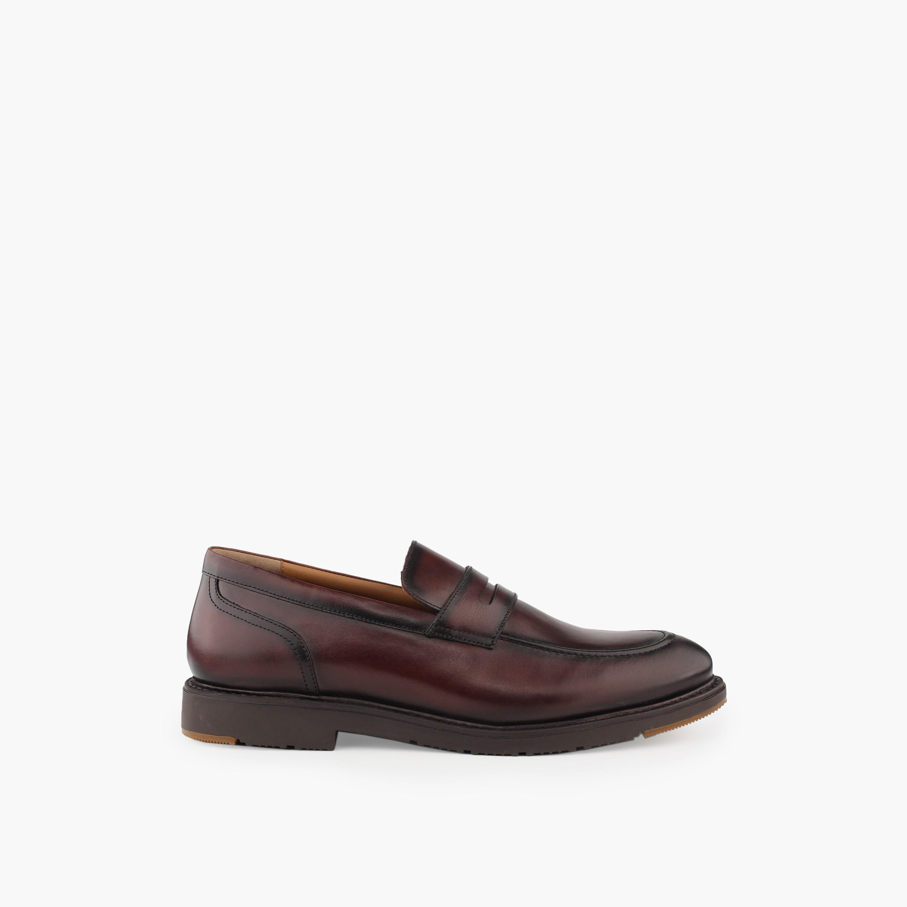 Duchini Men Genuine Leather Slip-On Loafers-men-shoes-loafersandmoccasins-image-3