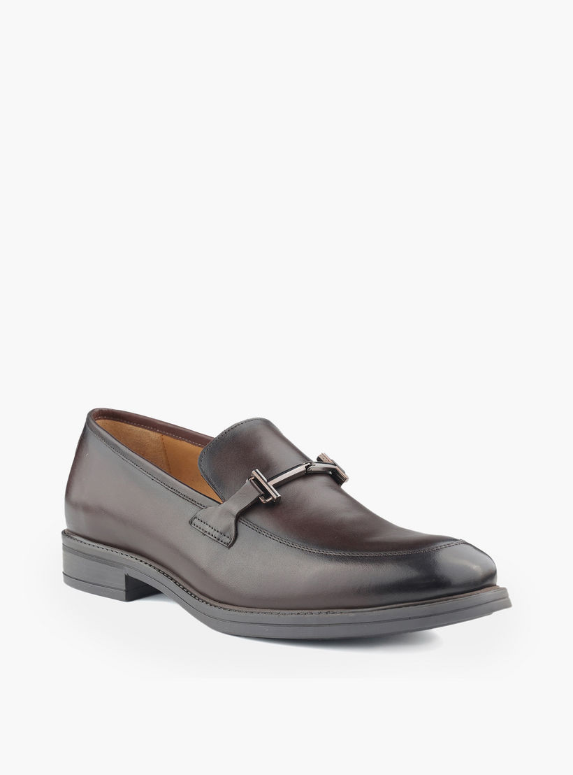 Duchini Men Genuine Leather Metal Accent Loafers-men-shoes-loafersandmoccasins-image-2