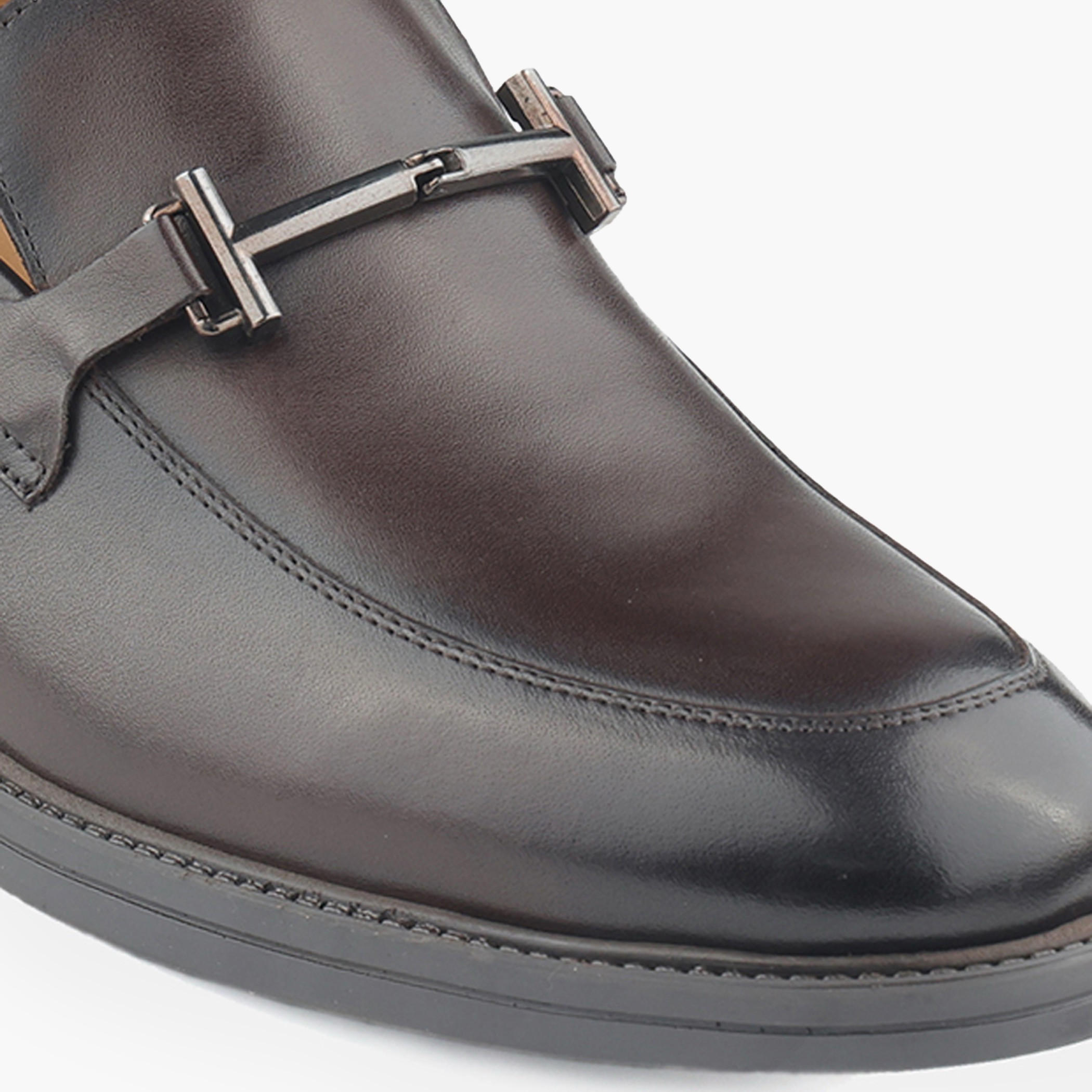 Duchini Men Genuine Leather Metal Accent Loafers-men-shoes-loafersandmoccasins-image-4